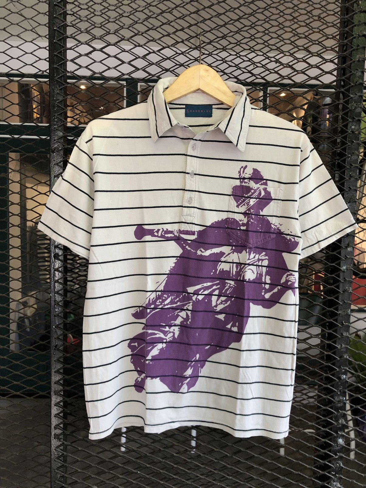 Hysteric Glamour × If Six Was Nine × Japanese Brand JAPANESE GRAGEBLUE POEM SHIRT IFSIXWASNINESTYLE Size US M / EU 48-50 / 2 - 1 Thumbnail