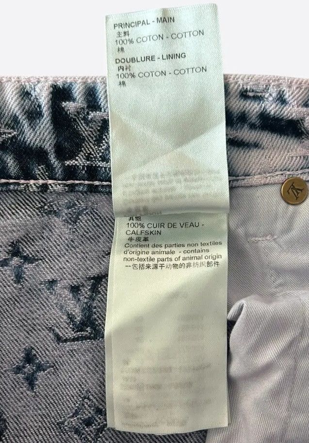 Louis Vuitton Louis Vuitton Purple & Blue Monogram Carpenter Jeans Size US 38 / EU 54 - 6 Thumbnail