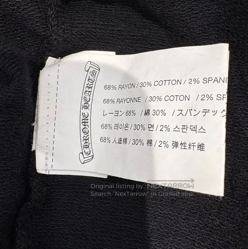 Chrome Hearts Chrome Hearts Black Cotton Casual Pants . Size 23" - 7 Thumbnail