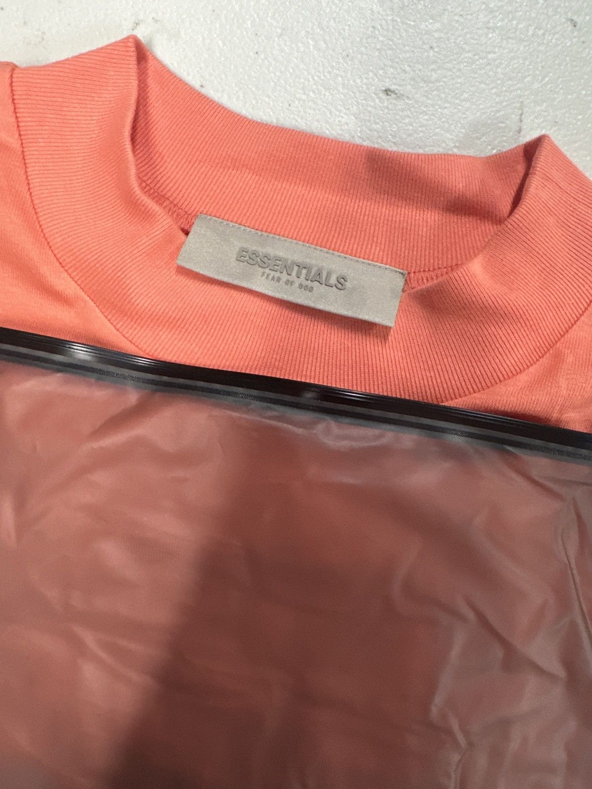 Essentials Fear of God Essentials Short sleeve tee Coral Size US XS / EU 42 / 0 - 11 Thumbnail