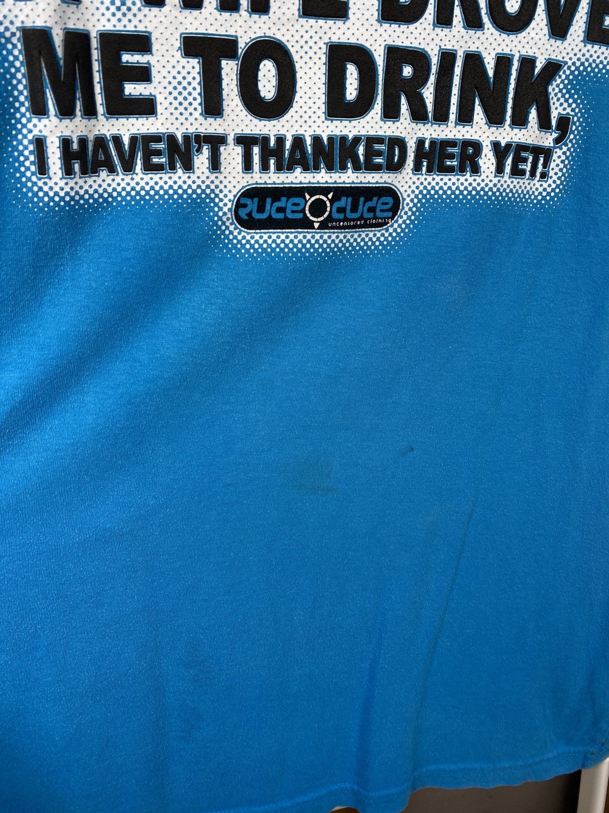 Vintage 🍻Vintage T-Shirt My Wife Drove Me To Drink Ruce Cuce Tee🍻 Size US M / EU 48-50 / 2 - 7 Thumbnail