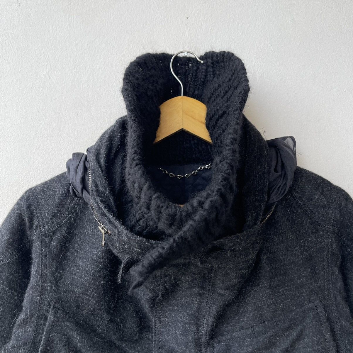 Maison MIHARA YASUHIRO Archive Mihara Yasuhiro Hybrid Wool-Silk Field Coat Size US S / EU 44-46 / 1 - 12 Thumbnail