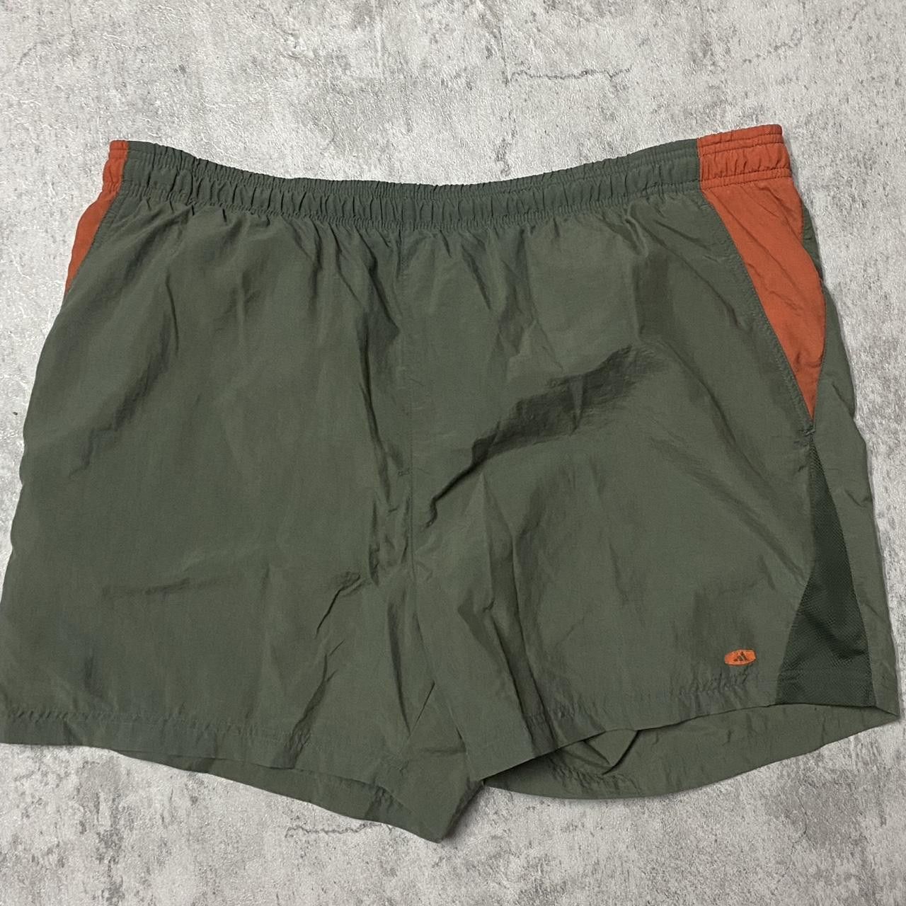 Adidas Olive green and orange Nike Dri-Fit running shorts Size US 36 / EU 52 - 1 Thumbnail