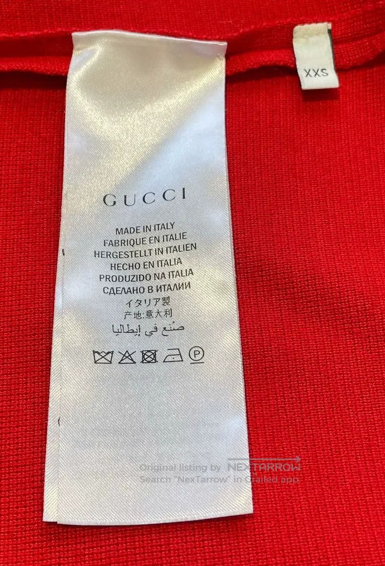Gucci Gucci Knitted cardigan with red lines coat Size XXS / US 00 / IT 34 - 6 Thumbnail