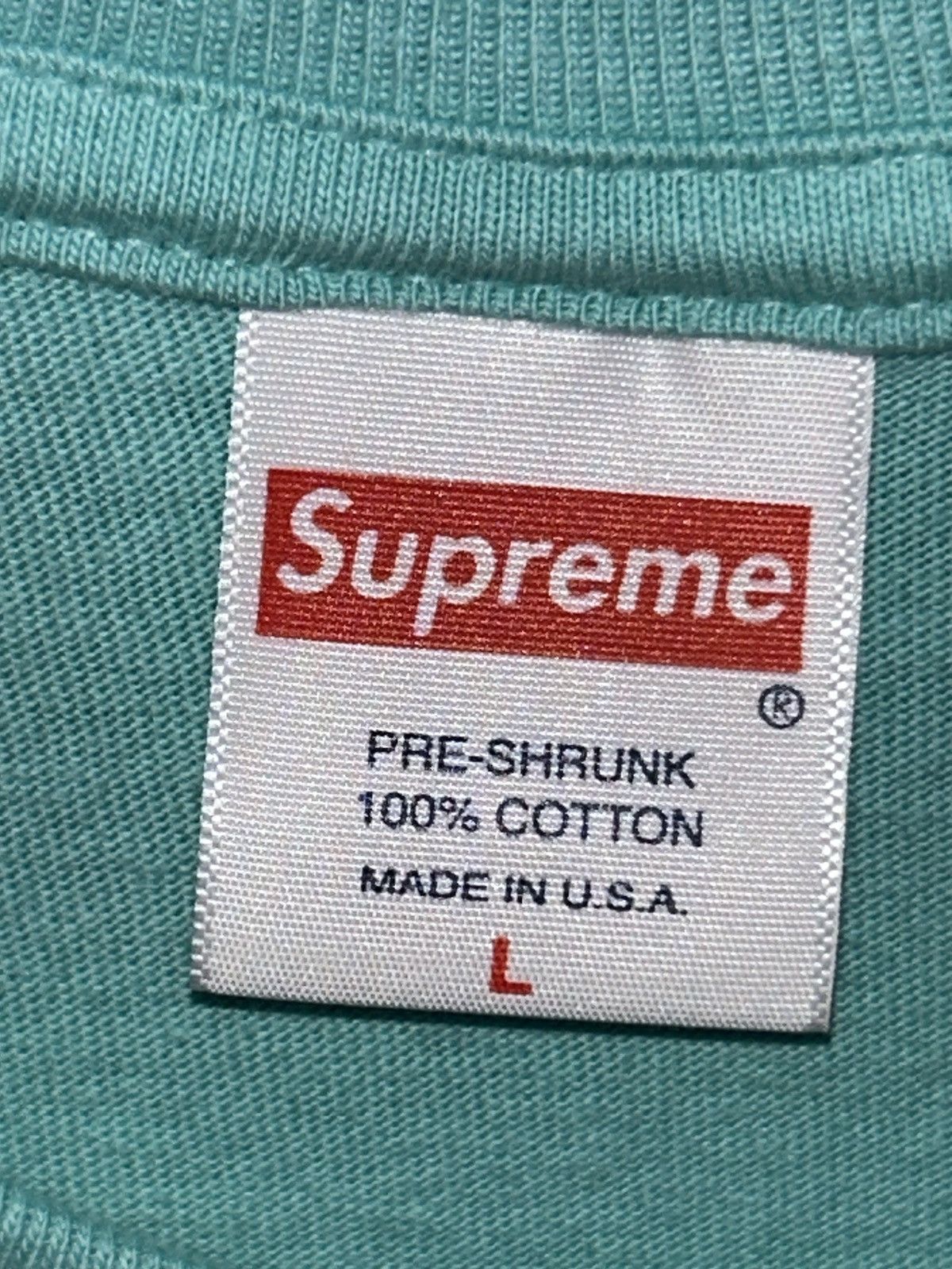 Supreme Supreme Top Shotta Tee Teal SS21 size Large NEW Size US L / EU 52-54 / 3 - 2 Thumbnail