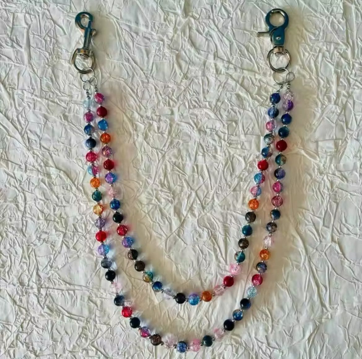 Jewelry double-layer colorful beads Chain Pant Size ONE SIZE - 3 Thumbnail