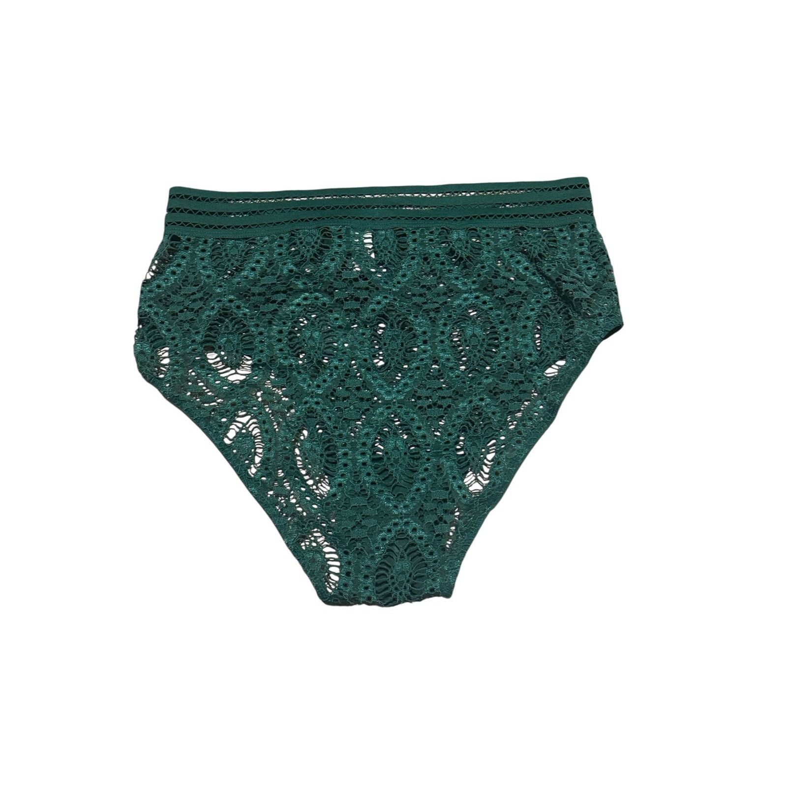 Anthropologie Else Green Baroque Geometric Print Lingerie High Waist Brief Size ONE SIZE - 4 Thumbnail