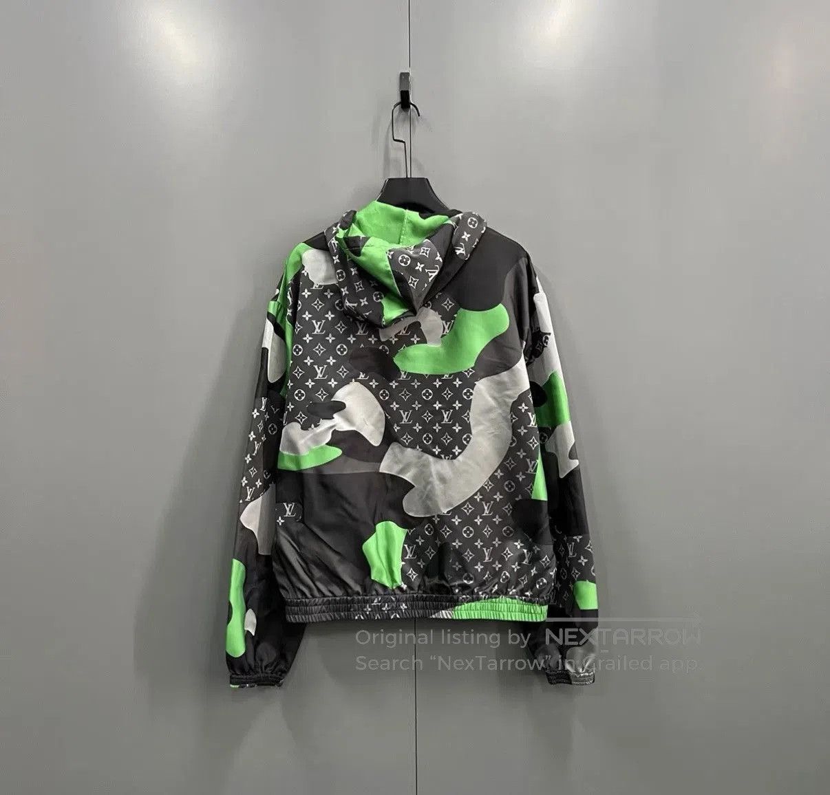 Louis Vuitton Multi-Color Camo Print Hooded Light Jacket. Size US L / EU 52-54 / 3 - 2 Thumbnail