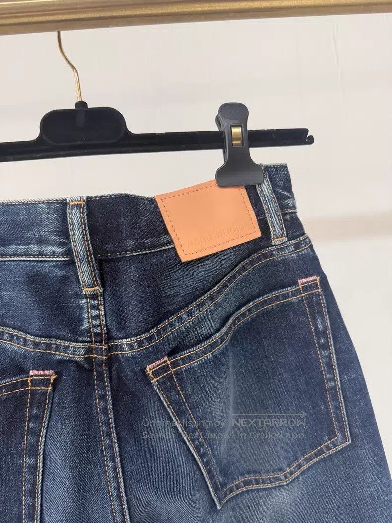 Acne Studios Acne Studios 2021 Washed Water Ripple Cat Eye Straight Jea Size 40" / US 18 - 4 Thumbnail