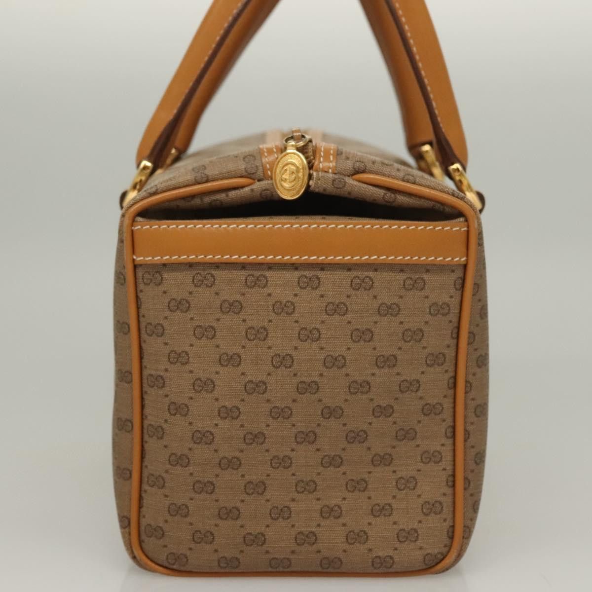 Gucci GUCCI Micro GG Supreme Hand Bag Pvc Beige Gold 000 58 000 58 Size ONE SIZE - 5 Thumbnail