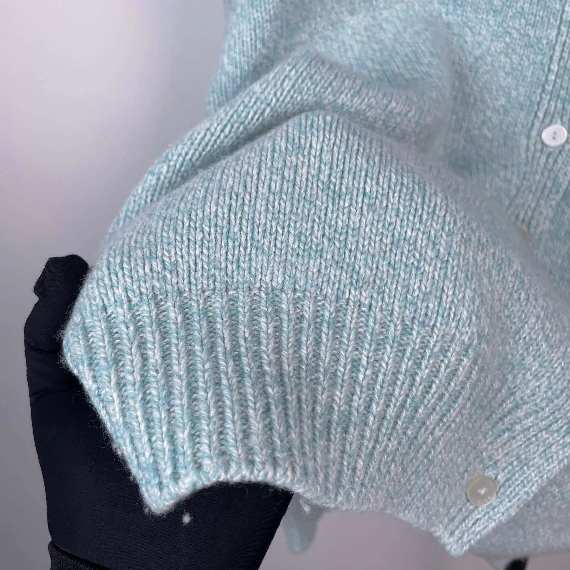 Dior Dior knit blue jacket 260118WLFVP09 13A Size XS / US 0-2 / IT 36-38 - 9 Thumbnail