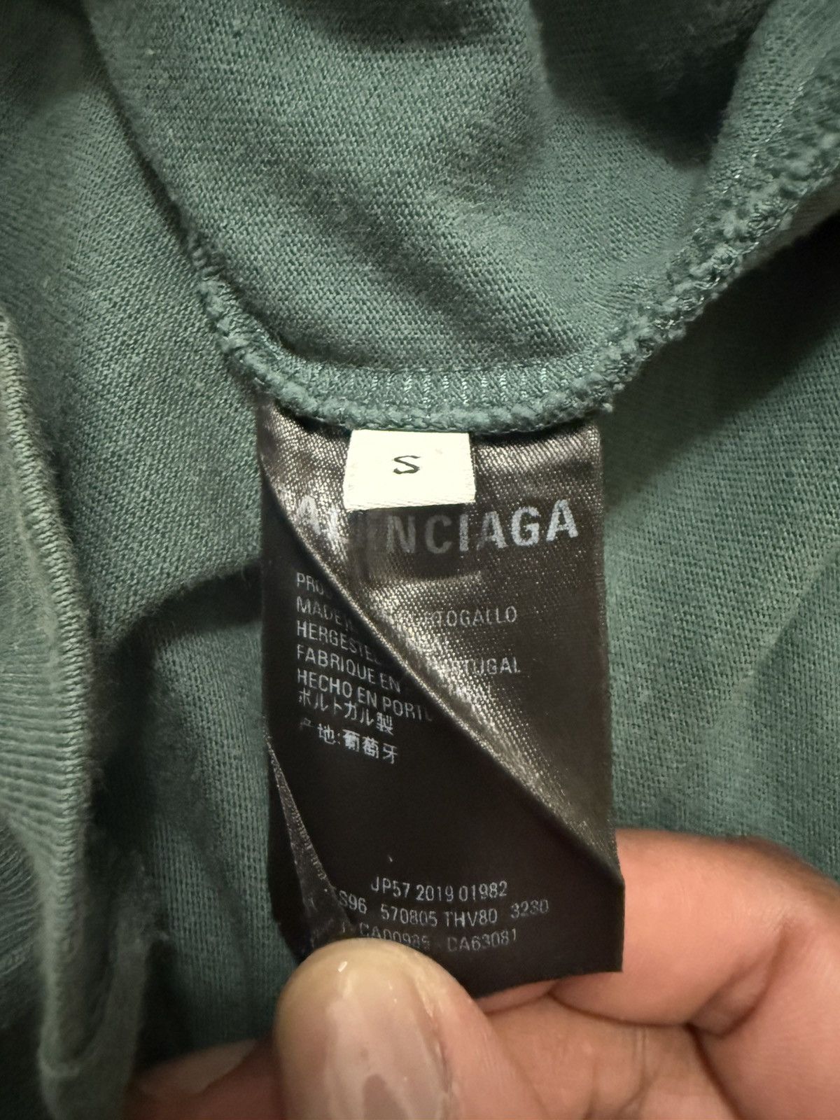 Balenciaga Balenciaga Back Text T-Shirt Size US S / EU 44-46 / 1 - 4 Thumbnail
