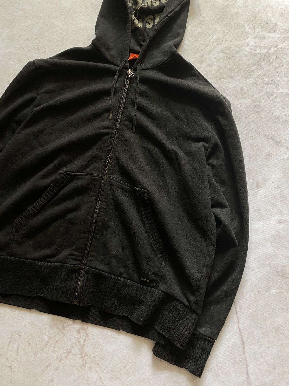 Hugo Boss × Vintage Vintage Avant Garde sweater / Zip Up Hoodie Hugo Boss Rare Size US XL / EU 56 / 4 - 3 Thumbnail