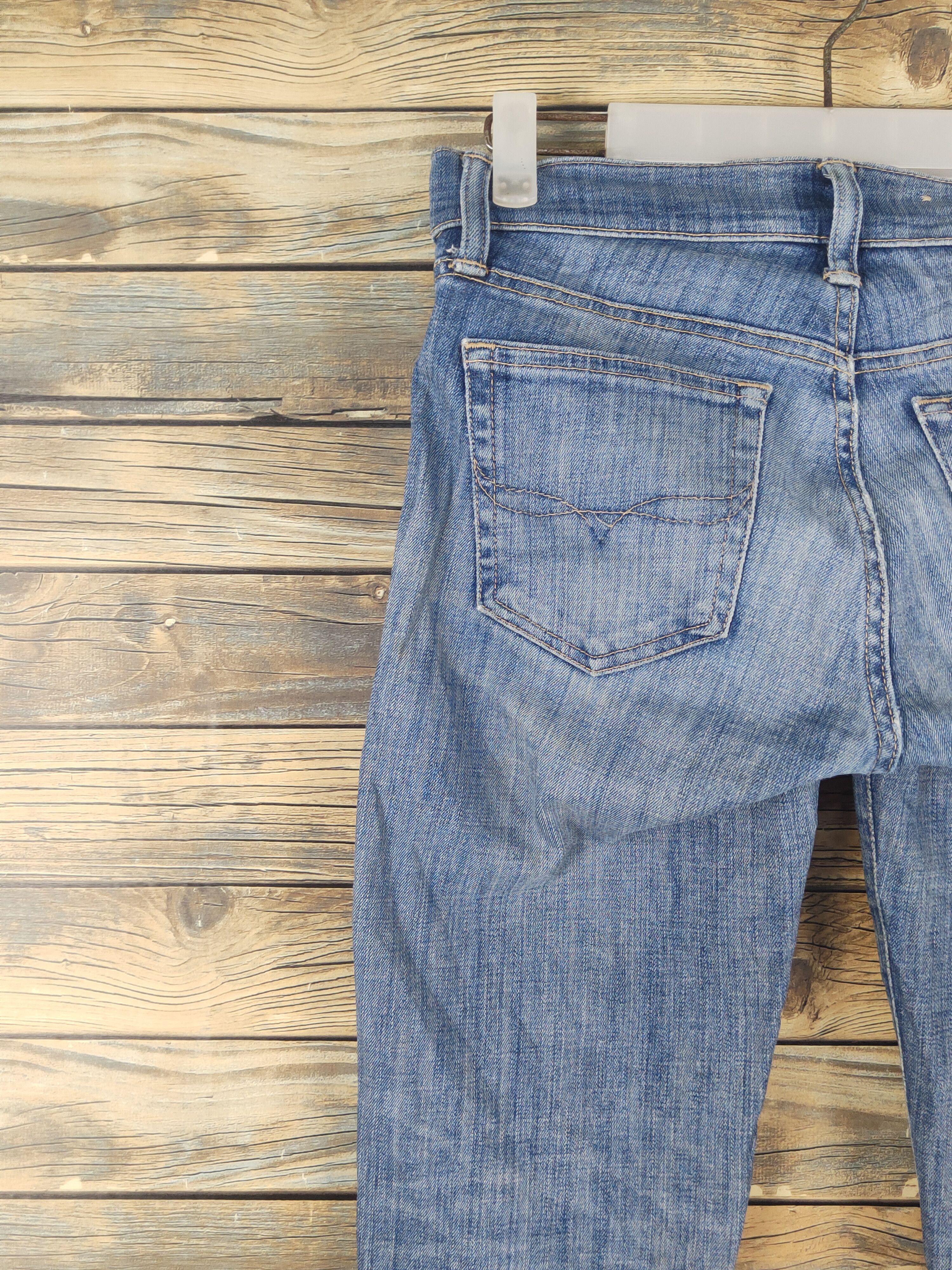 Polo Ralph Lauren Polo Ralph Lauren Blue Distressed Ripped Jeans #W2011 Size 29" - 8 Thumbnail