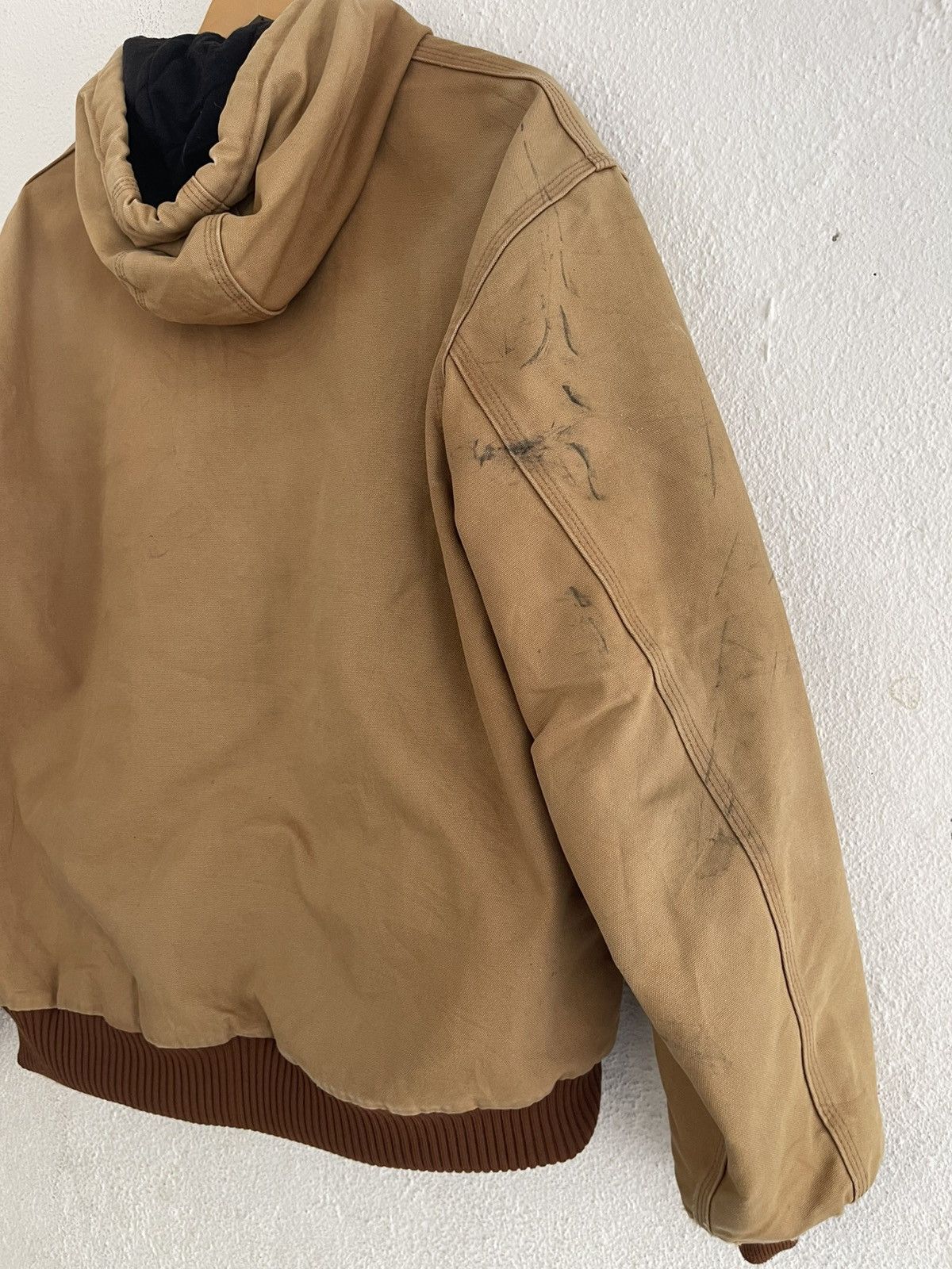 Carhartt Carhartt Active Jacket Hooded Brown Canvas Size US L / EU 52-54 / 3 - 12 Thumbnail