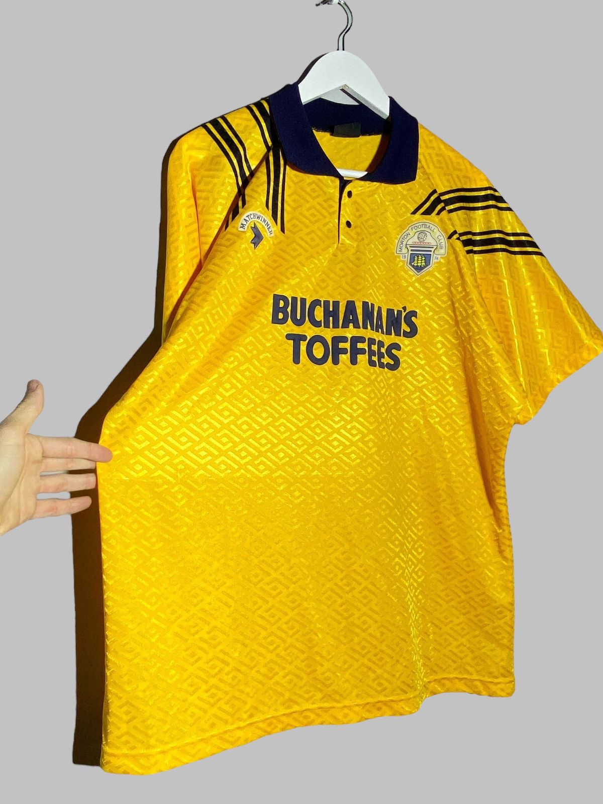 Vintage Vintage 1991-1993 Greenock Morton away football shirt Size US XXL / EU 58 / 5 - 3 Thumbnail