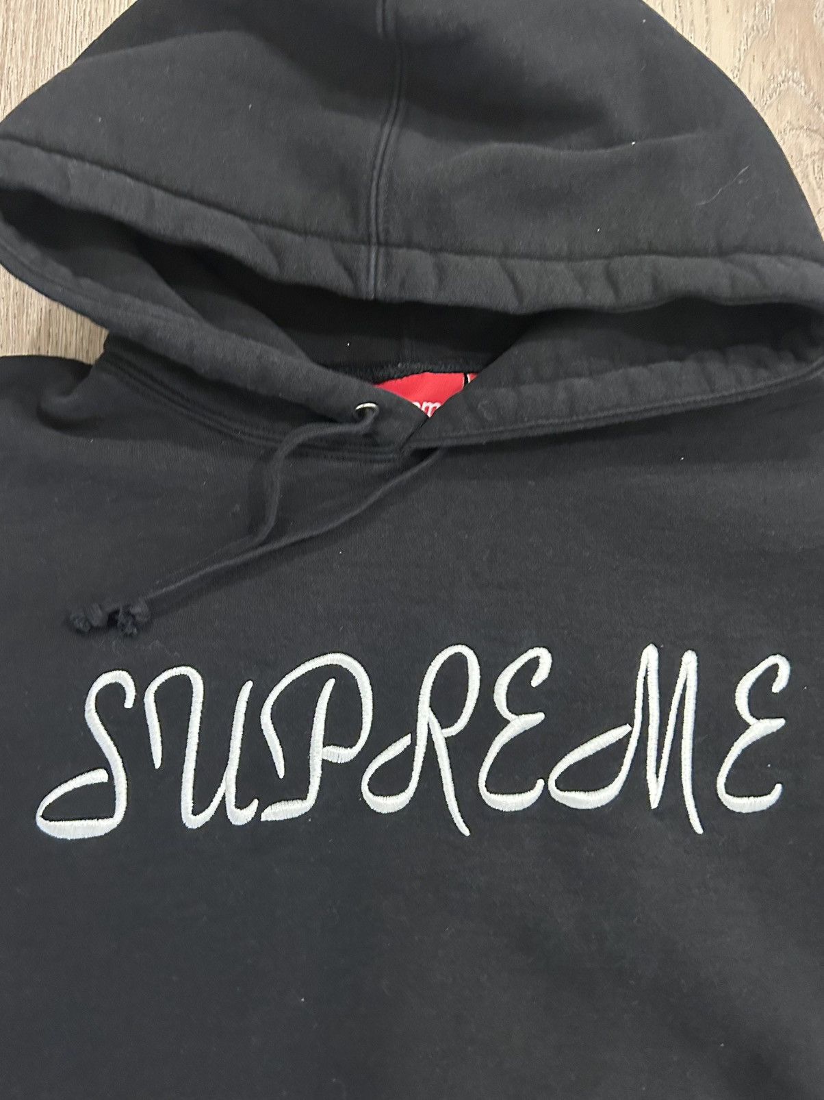Supreme Authentic Supreme Logo Hooded Sweatshirt Brown Small Size US S / EU 44-46 / 1 - 2 Thumbnail