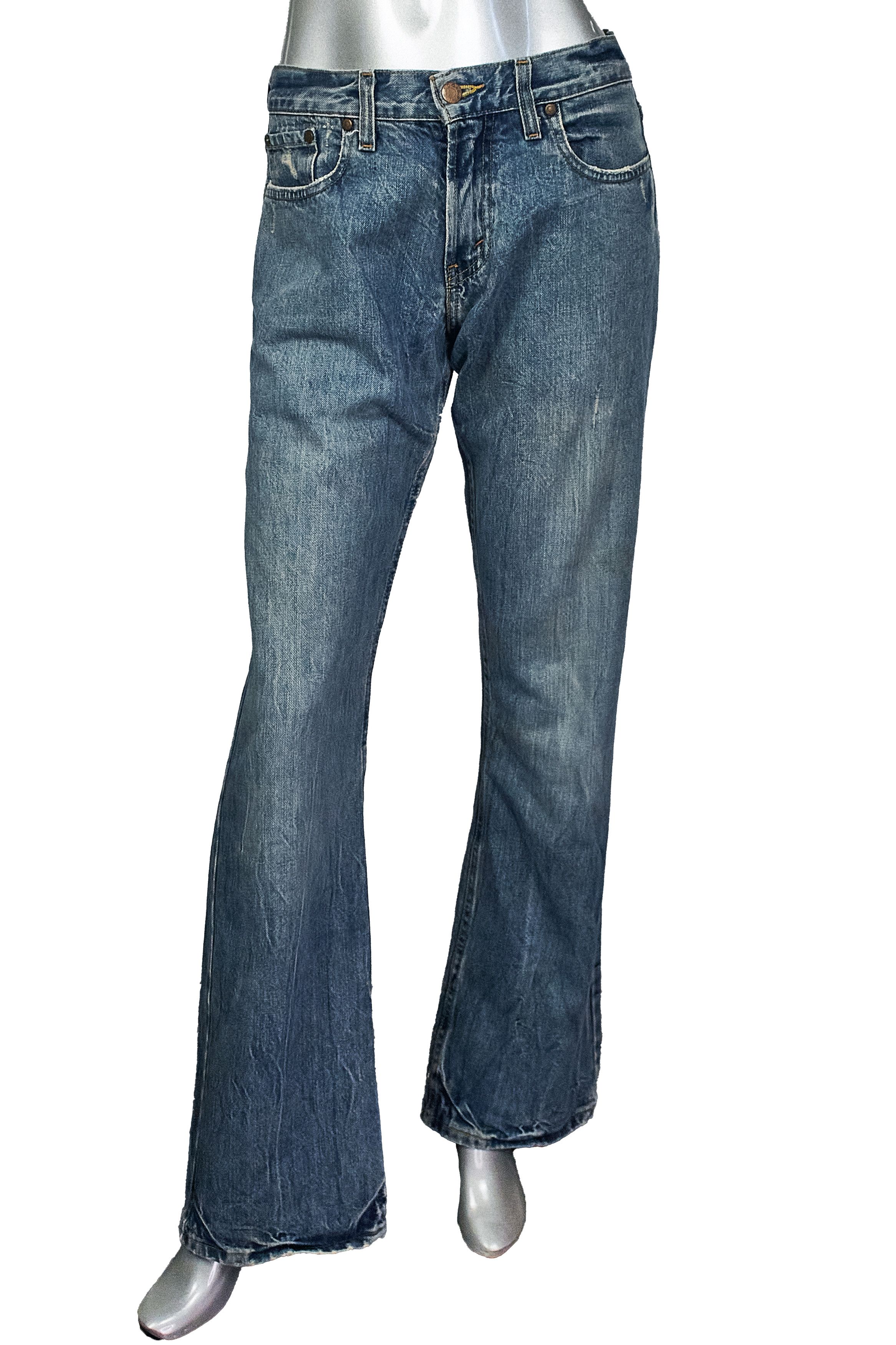 Levi's × Levi's Made & Crafted × Levi's Vintage Clothing Y2K Levis women's vintage flared jeans, Levi's denim Size 30" / US 8 / IT 44 - 1 Thumbnail