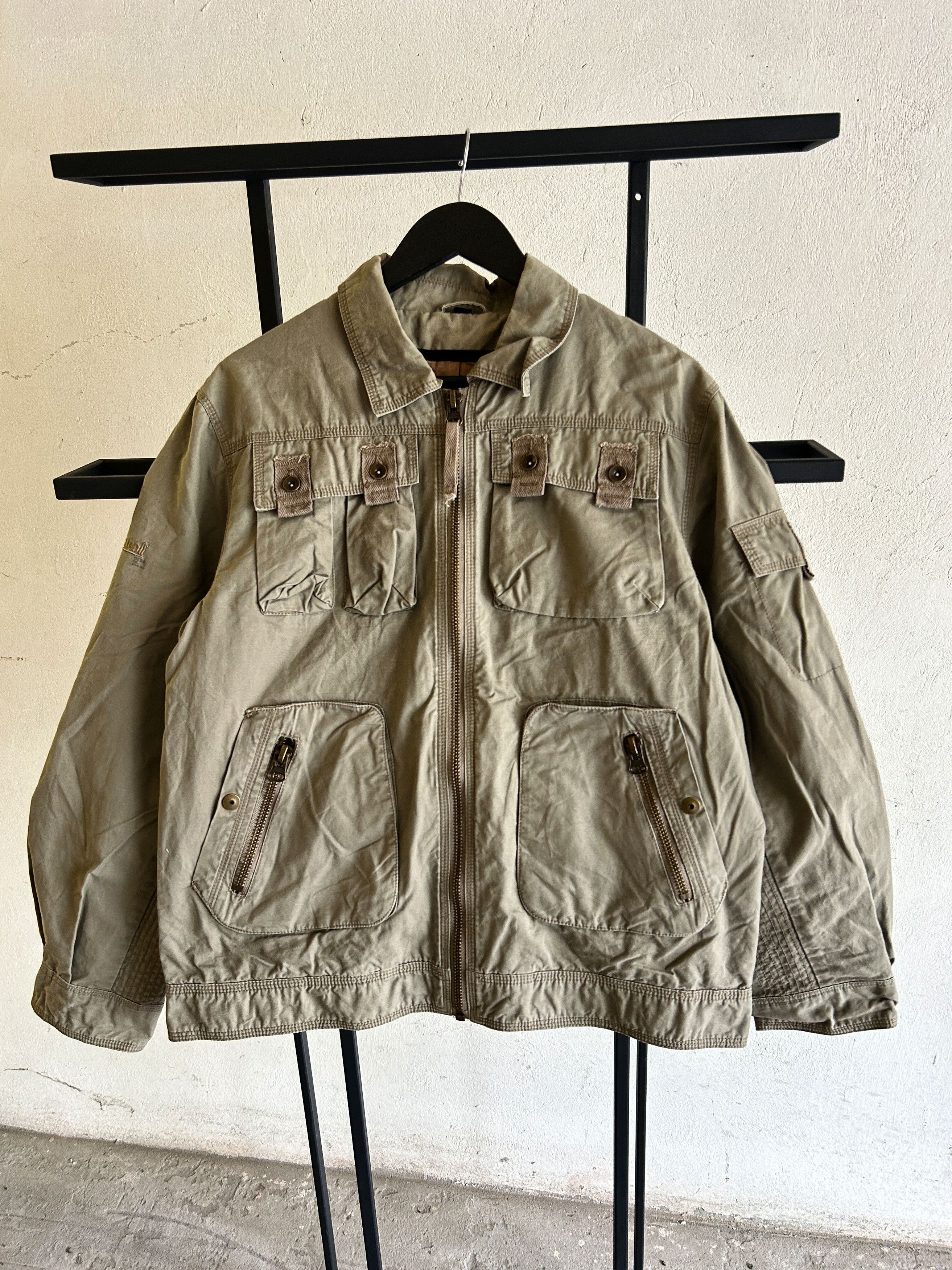 Japanese Brand Vintage Balenciaga Style Denim Washed Cargo Jacket 90s Size US M / EU 48-50 / 2 - 1 Thumbnail