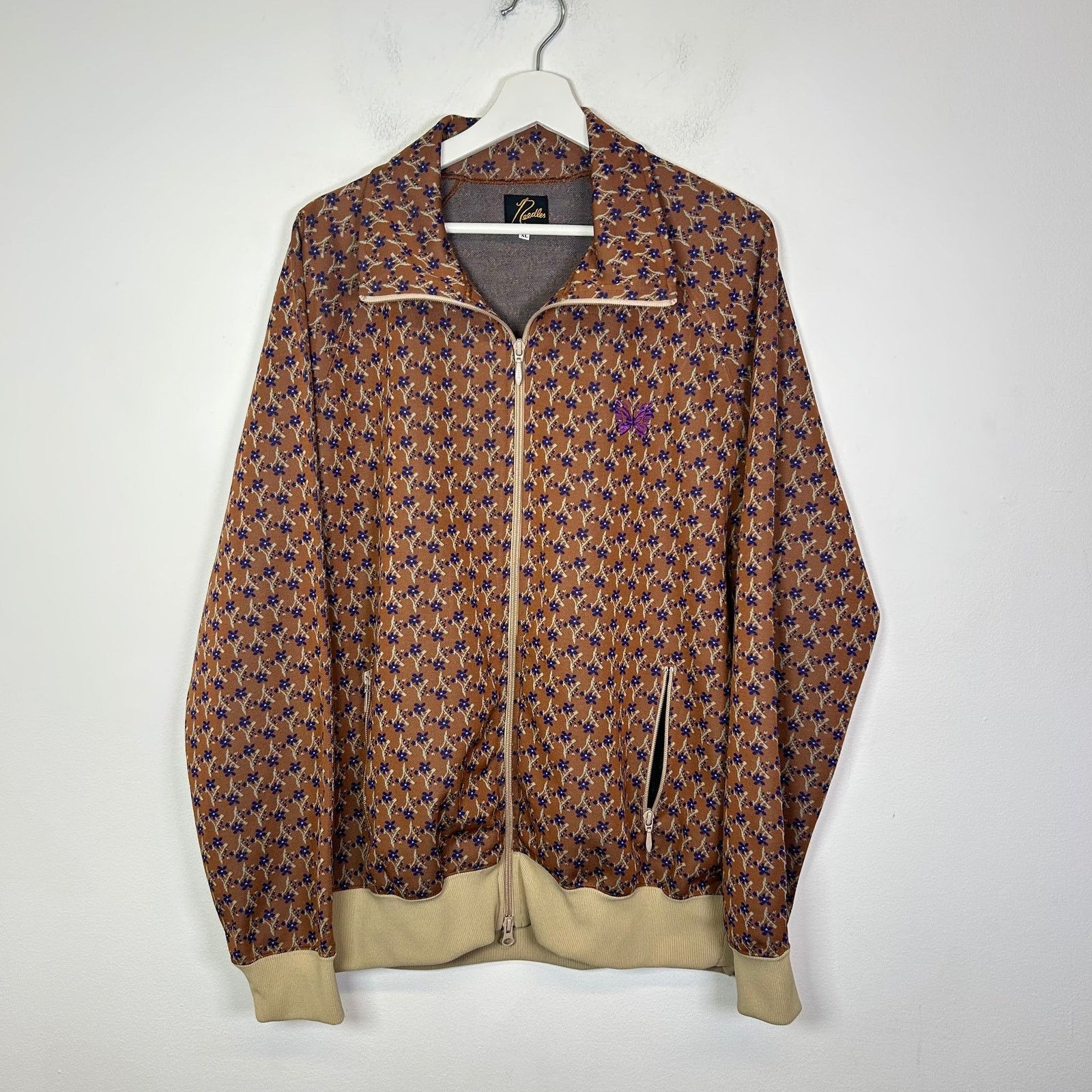 Needles Needles Brown Floral Track Jacket Size XL Size US XL / EU 56 / 4 - 1 Thumbnail