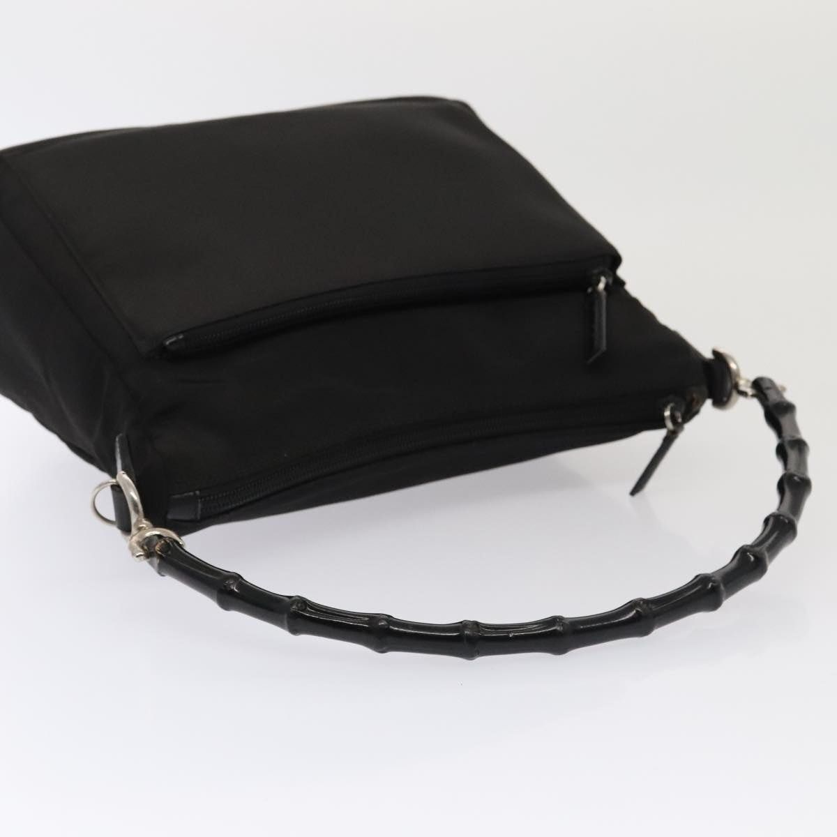 Gucci GUCCI Hand Bag Nylon Black Silver 000 000 Size ONE SIZE - 7 Thumbnail