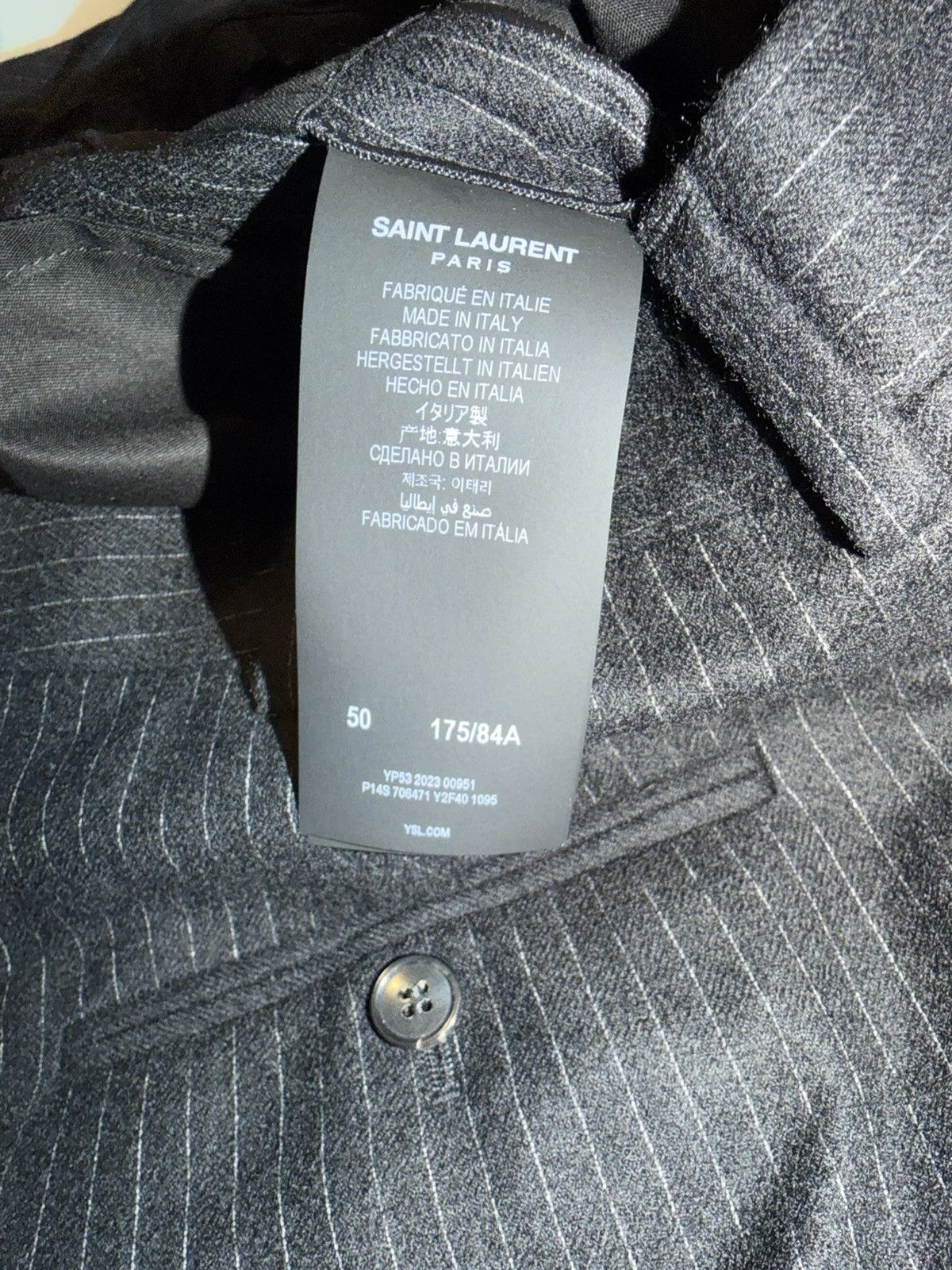 Saint Laurent Paris Saint laurent mens 2022 striped pants. 50/34. $1350 Size US 34 / EU 50 - 10 Thumbnail
