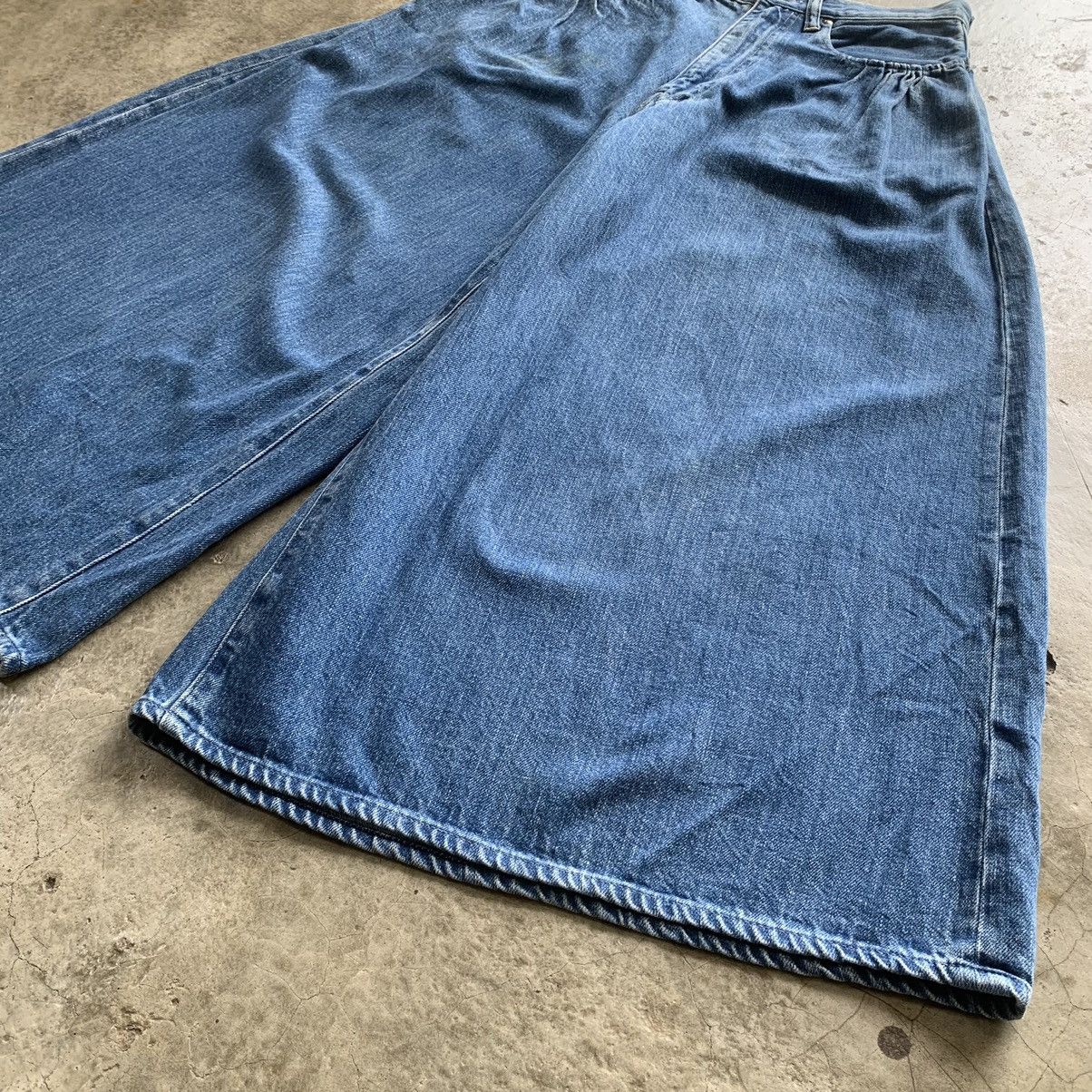 Kapital Kapital Super Wide Leg Vintage Jeans Size US 30 / EU 46 - 2 Thumbnail