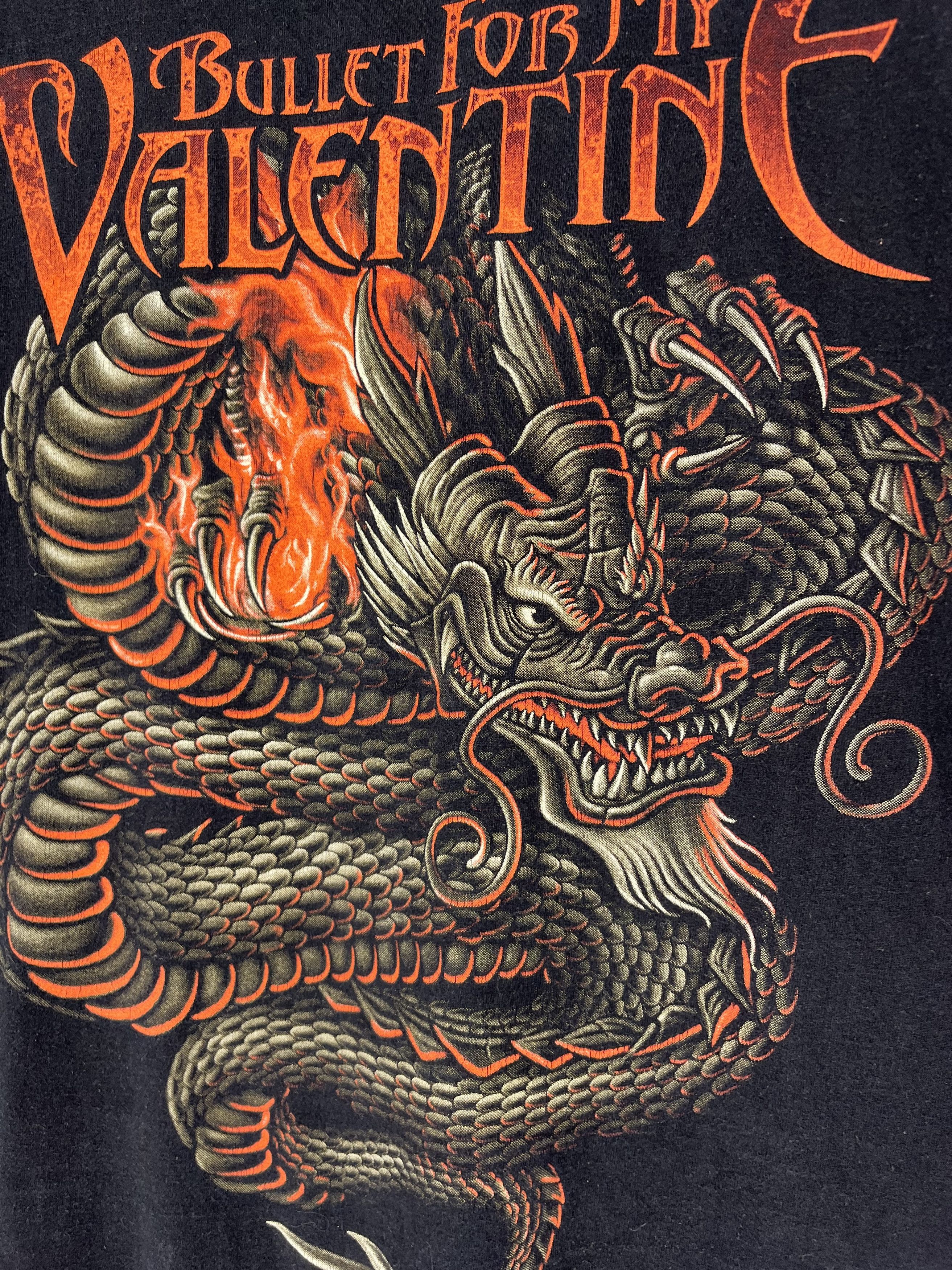 Band Tees Vintage Y2K Bullet For My Valentine Dragon Tee Band Rock tee Size US L / EU 52-54 / 3 - 6 Thumbnail