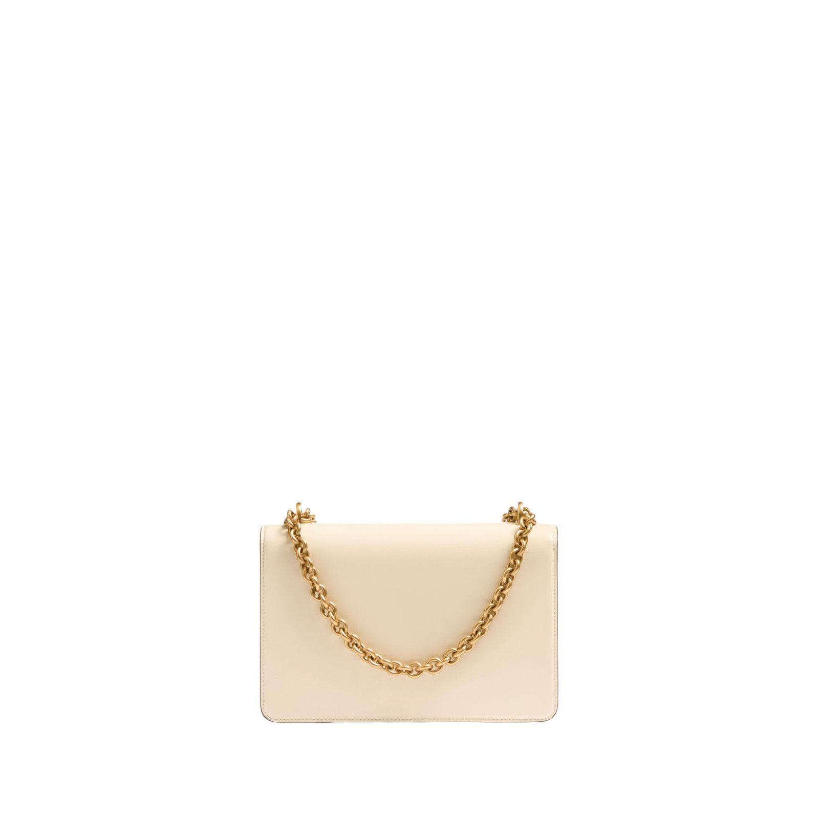 Valentino VALENTINO GARAVANI Vain Medium $4490 Ivory Shiny Leather Sho Size ONE SIZE - 4 Thumbnail
