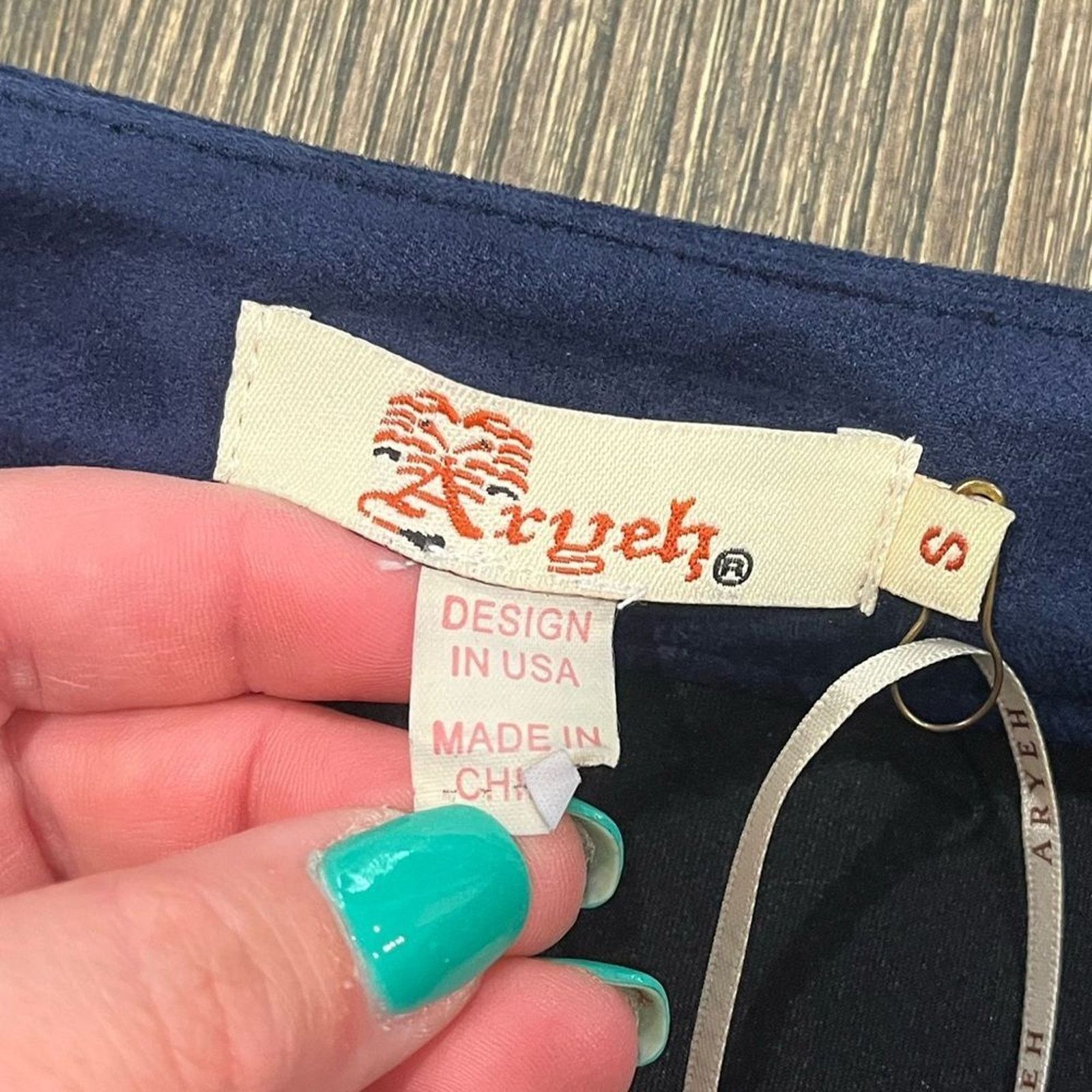 Vintage Axyeh Womens Zipper Front A-Line Mini Skirt High Rise S Size 26" / US 2 / IT 38 - 2 Thumbnail