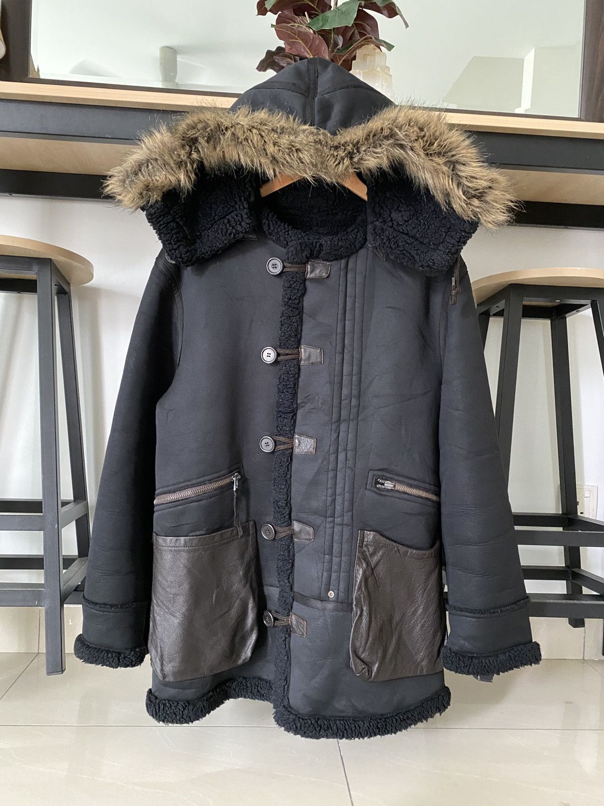If Six Was Nine × Japanese Brand GUMU INTL US Air Force JKT Type B-7 Flight Jacket HOODIE Size US M / EU 48-50 / 2 - 1 Thumbnail