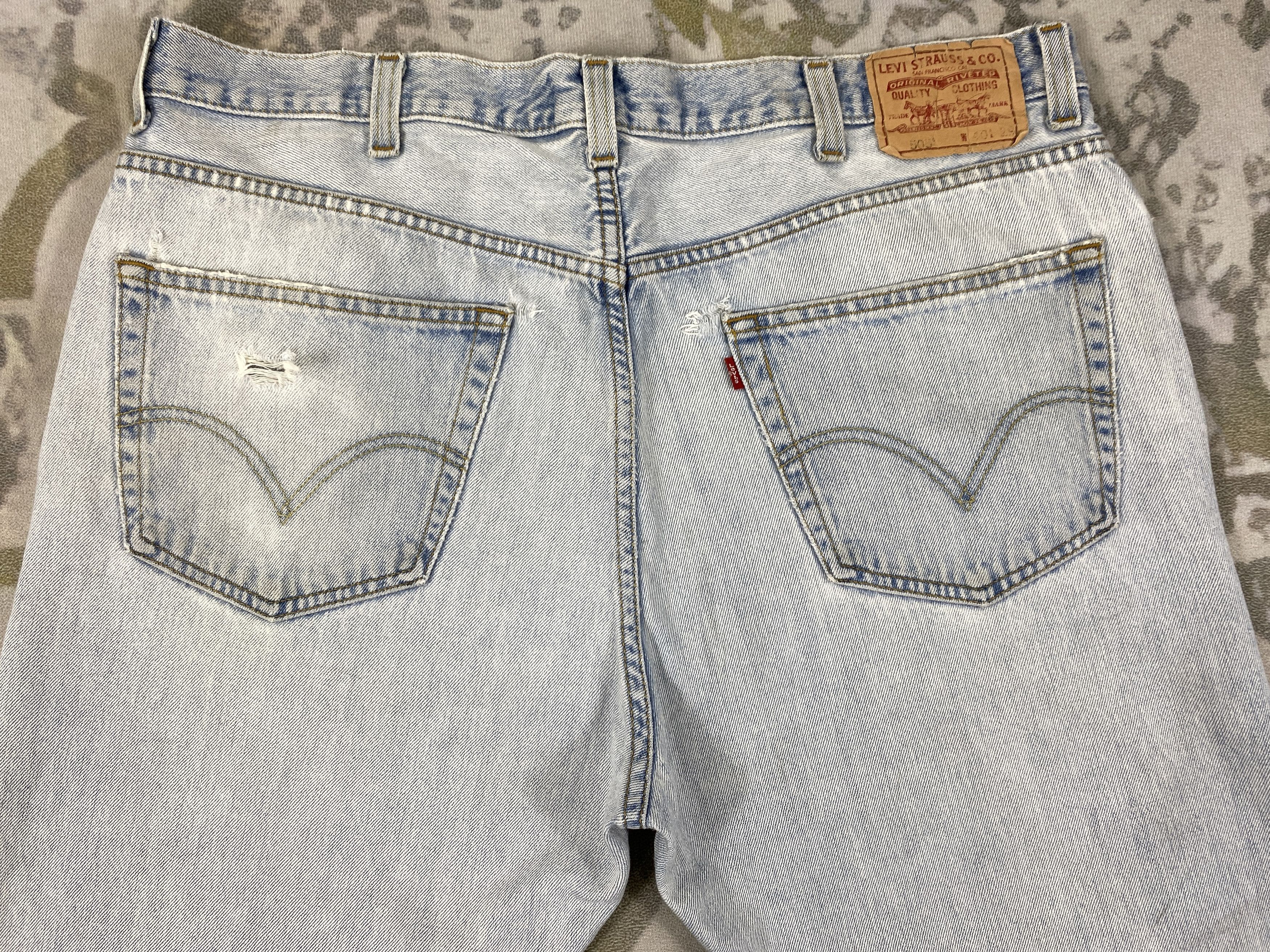 Levi's Light Blue Wash Vintage Levi's 505 40x28.5 Denim -JN1721 Size US 40 / EU 56 - 4 Thumbnail