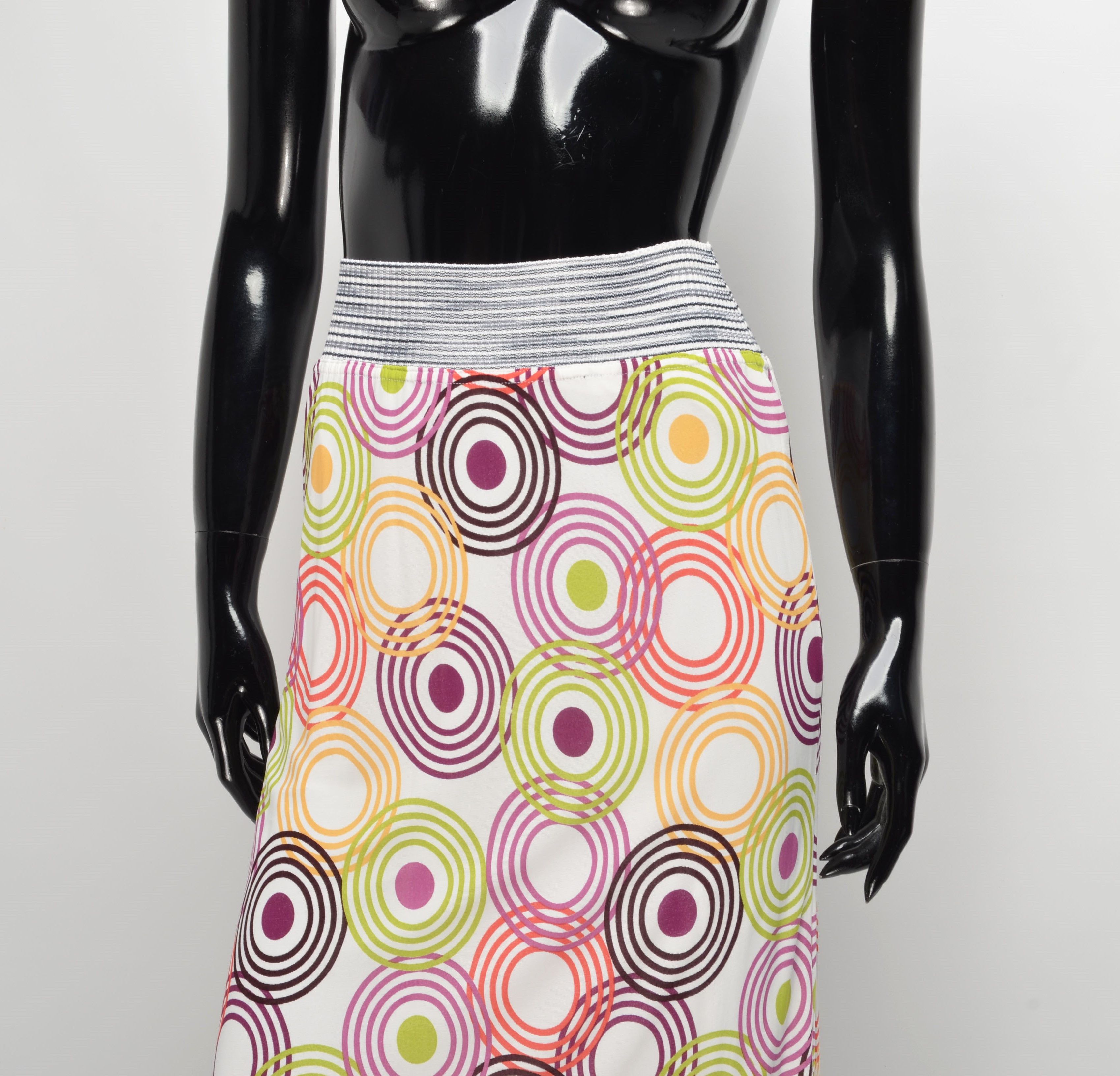 Missoni Missoni Sport Multicolor Printed Maxi Skirt Size 23" - 2 Thumbnail