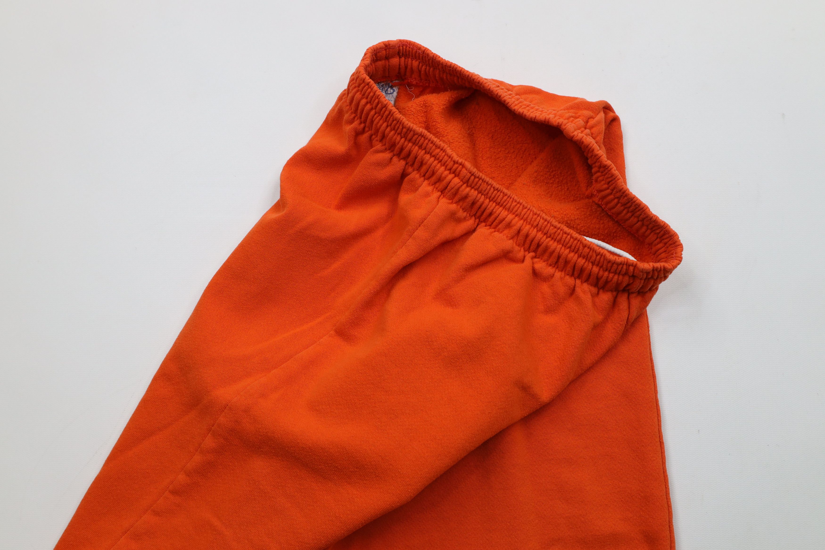 Vintage Vintage 90s Streetwear Blank Sweatpants Joggers Orange USA Size US 32 / EU 48 - 6 Thumbnail