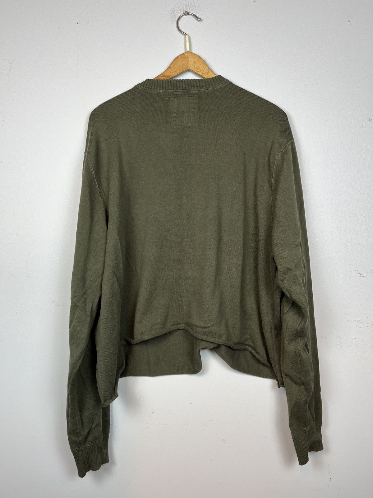 Japanese Brand Green cropped sweater Size US M / EU 48-50 / 2 - 4 Thumbnail