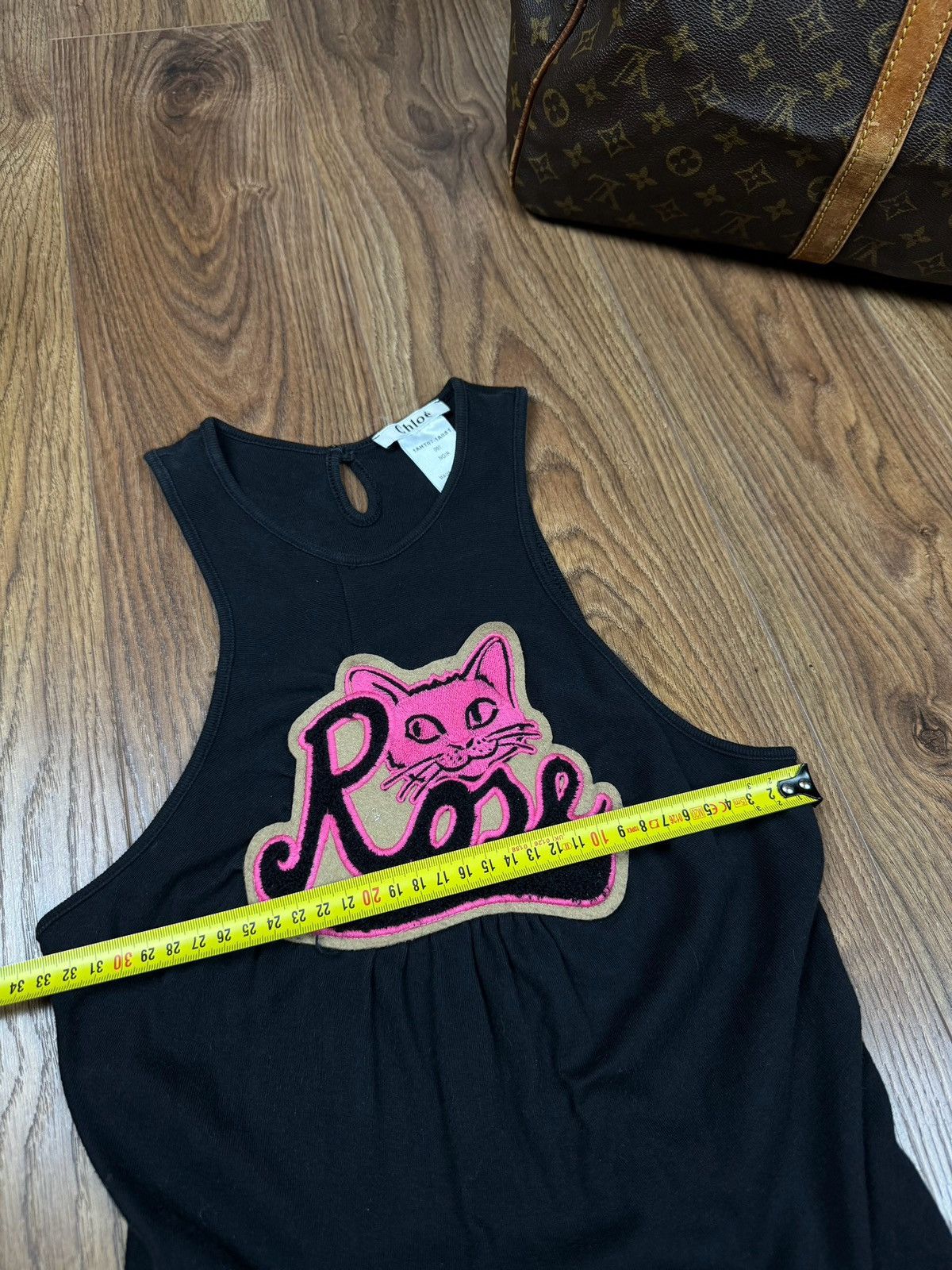 Chloe RARE Chloe 2001s tank top Rose Cat original luxury item Size S / US 4 / IT 40 - 5 Thumbnail