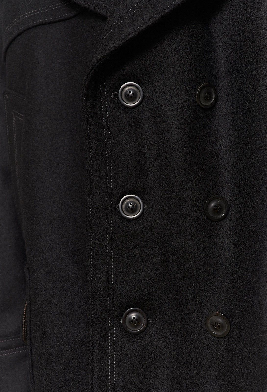 Maison Margiela Last Size Maison Margiela Double-Breasted Oversized Coat Size US S / EU 44-46 / 1 - 3 Thumbnail