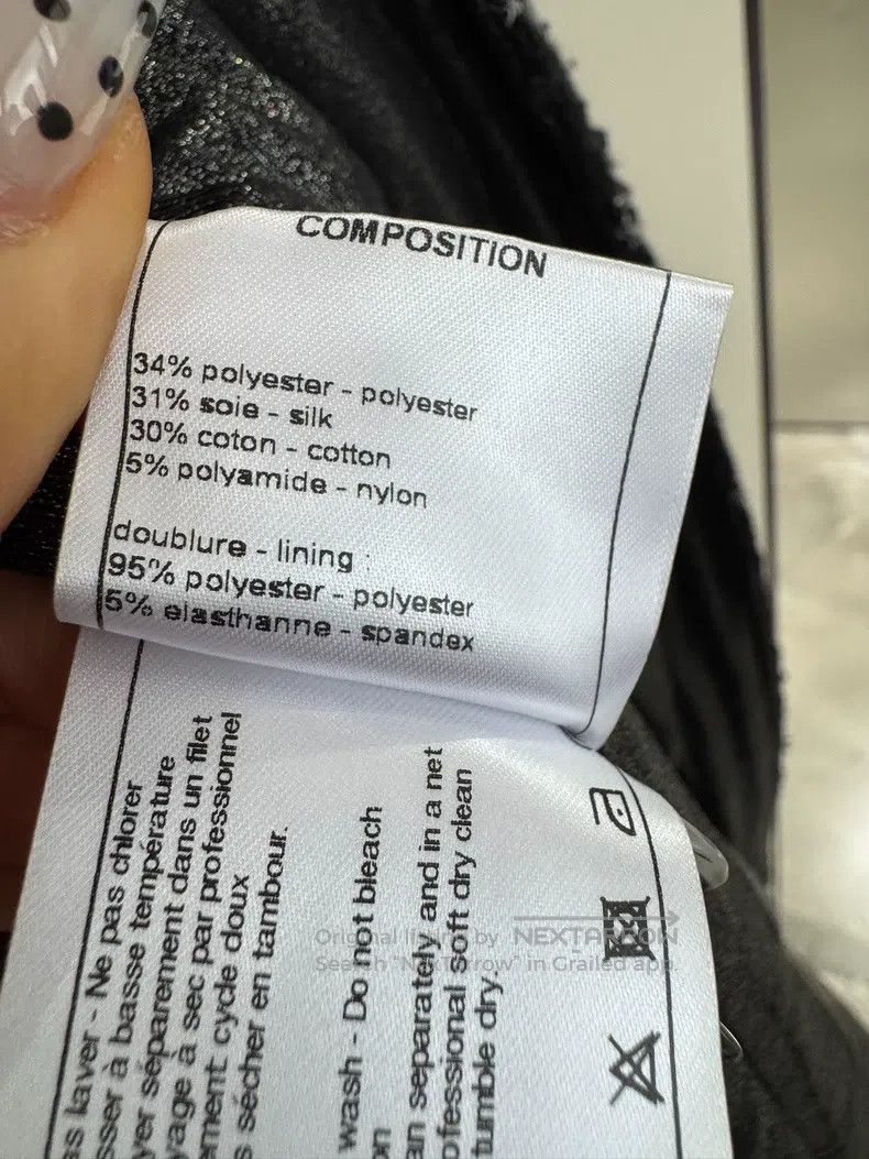 Chanel Chanel Black and white checkered medium and long coat Size XS / US 0-2 / IT 36-38 - 8 Thumbnail