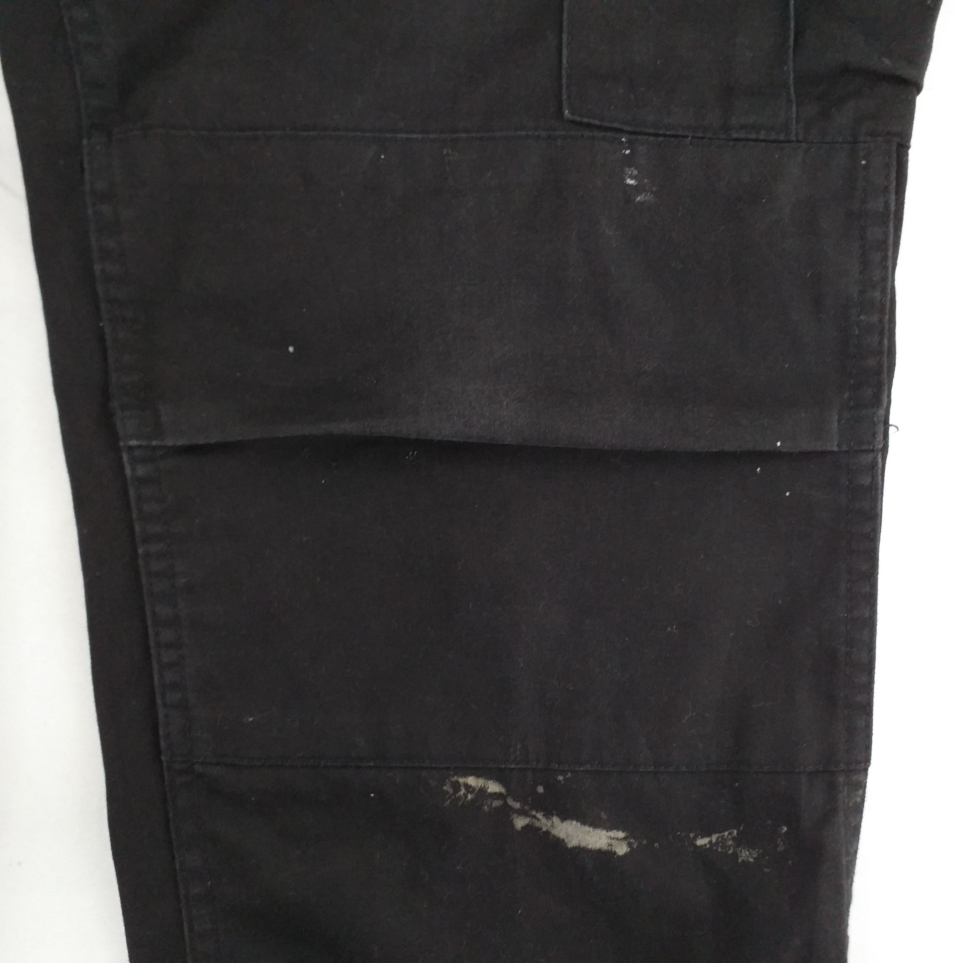 Japanese Brand Black Cargo Multi Pocket Pants -CP052 Size US 31 - 17 Thumbnail
