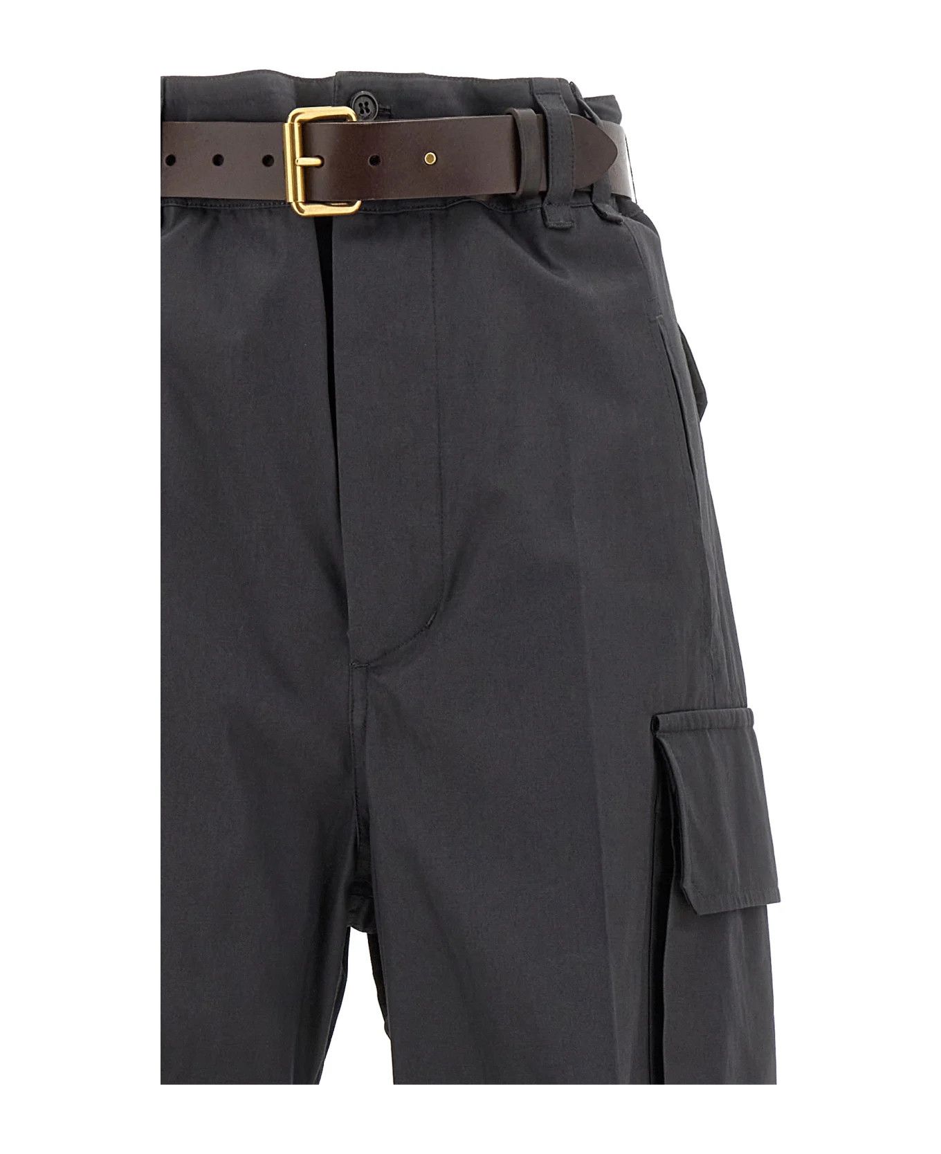 Saint Laurent Paris o1y0126 Cargo Pant in Dark Gray Size 28" / US 6 / IT 42 - 2 Thumbnail