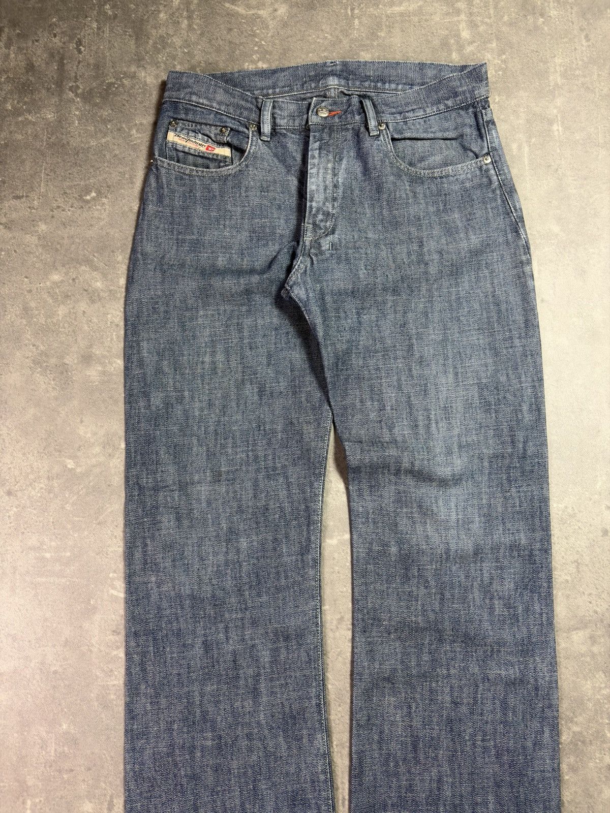 Diesel Diesel Recut Long Straight Denim Jeans 32 33 Indigo Rare Size US 32 / EU 48 - 3 Thumbnail
