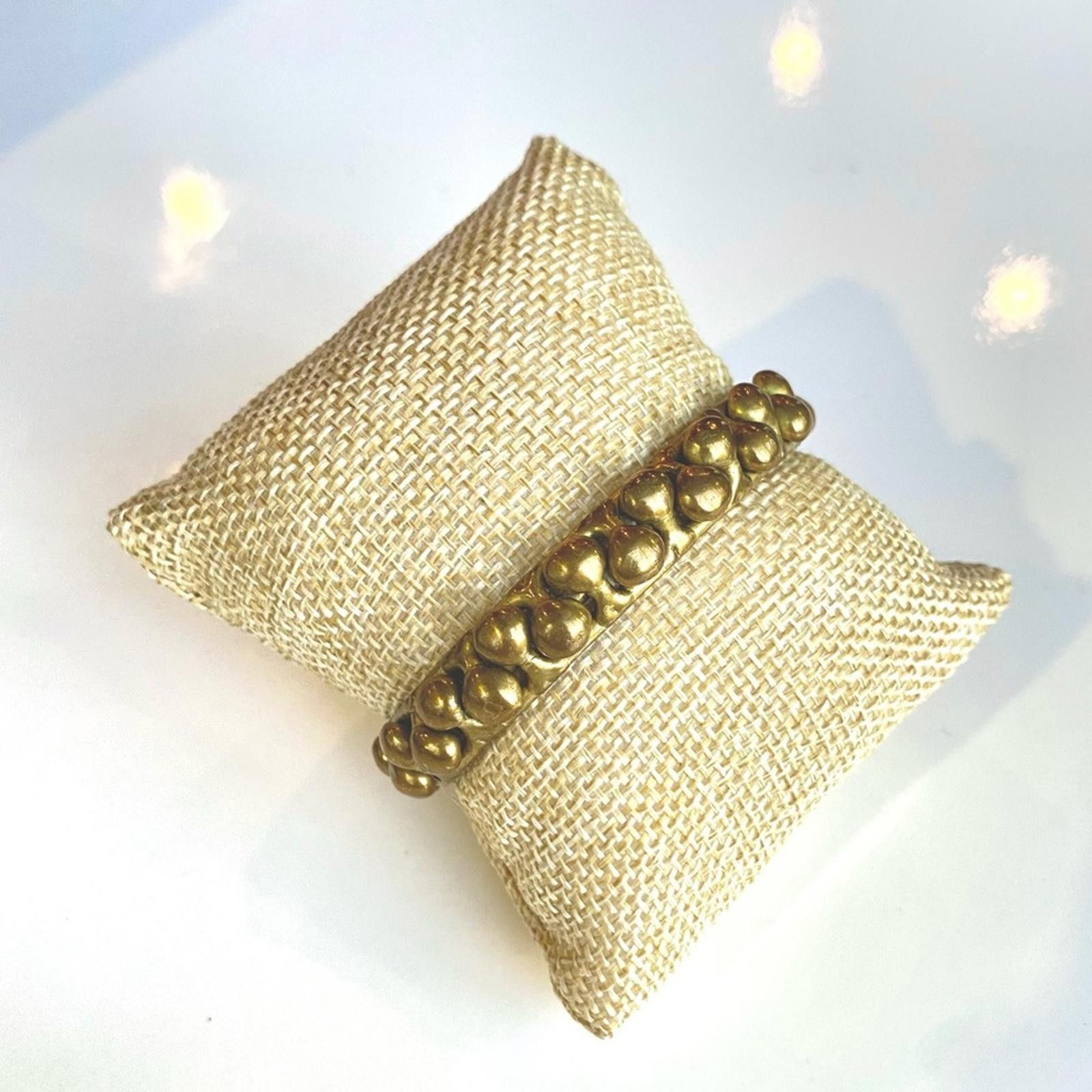 Other Vintage MCM Brutalist Brass Statement Cuff Bracelet 70s Size ONE SIZE - 7 Thumbnail