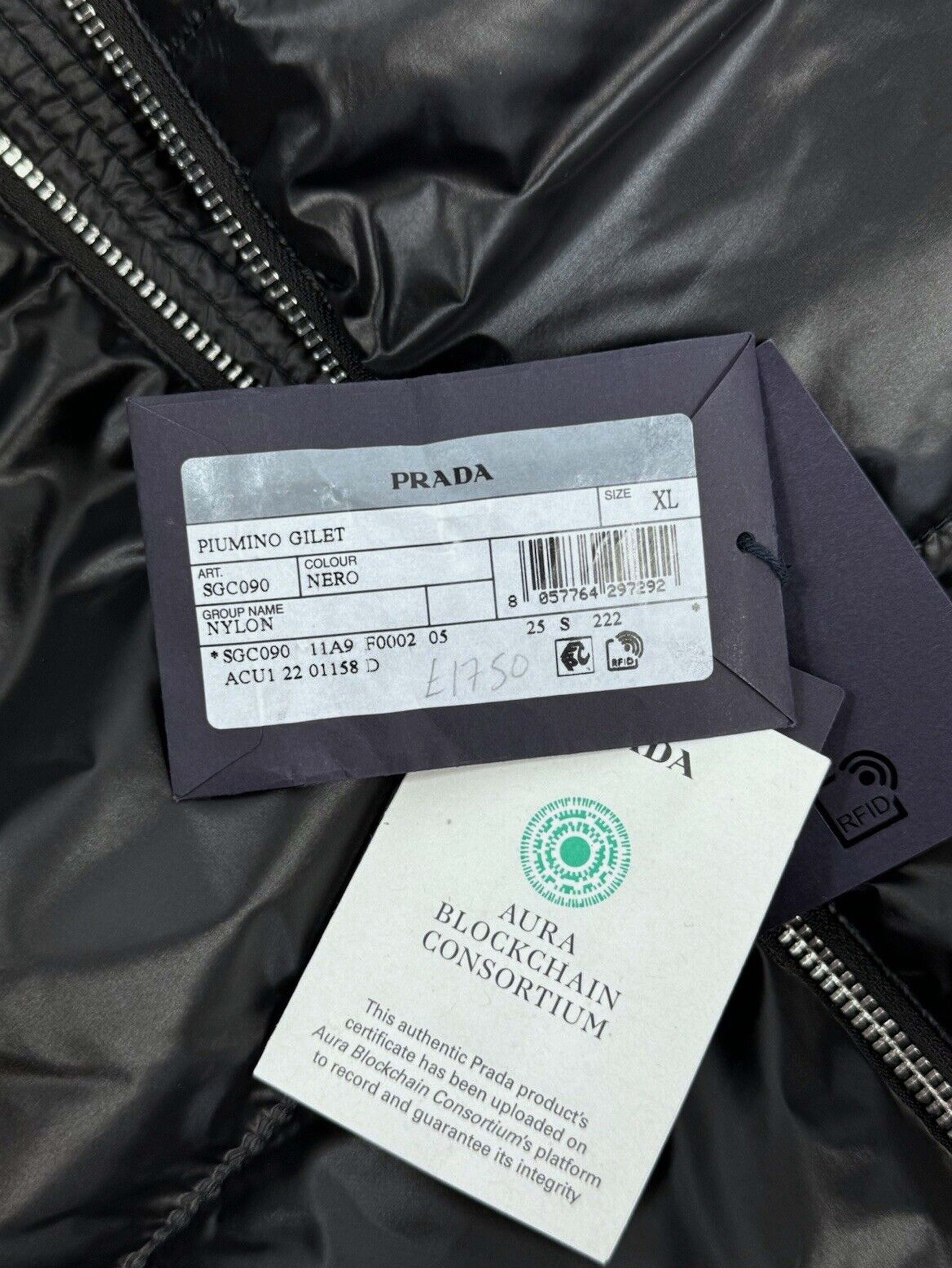 Prada Piumino Jacket Vest Puffer Jackets Size US XL / EU 56 / 4 - 6 Thumbnail