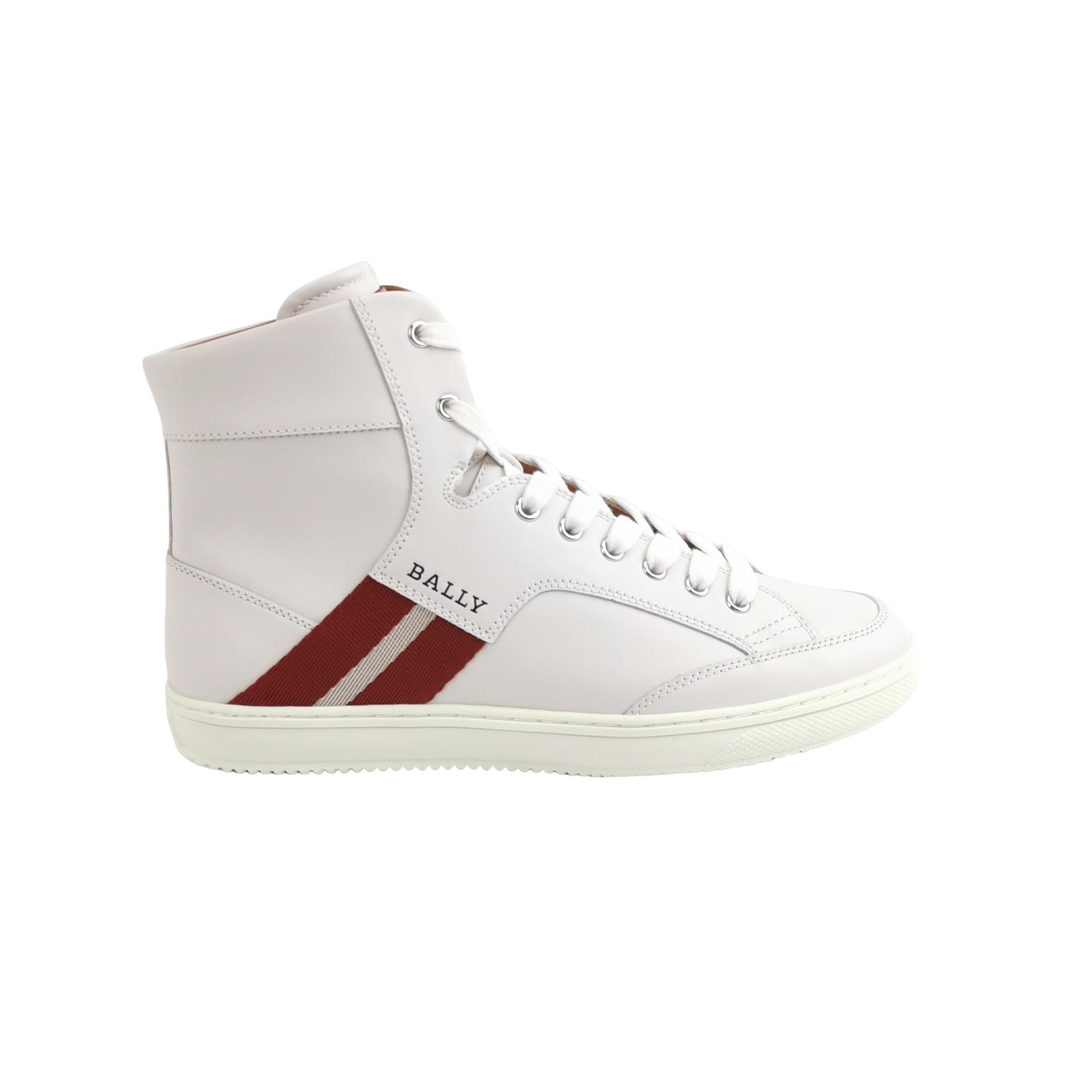 Bally Bally Logo Webbing High Top Sneakers Size 42 Size US 9 / EU 42 - 1 Thumbnail