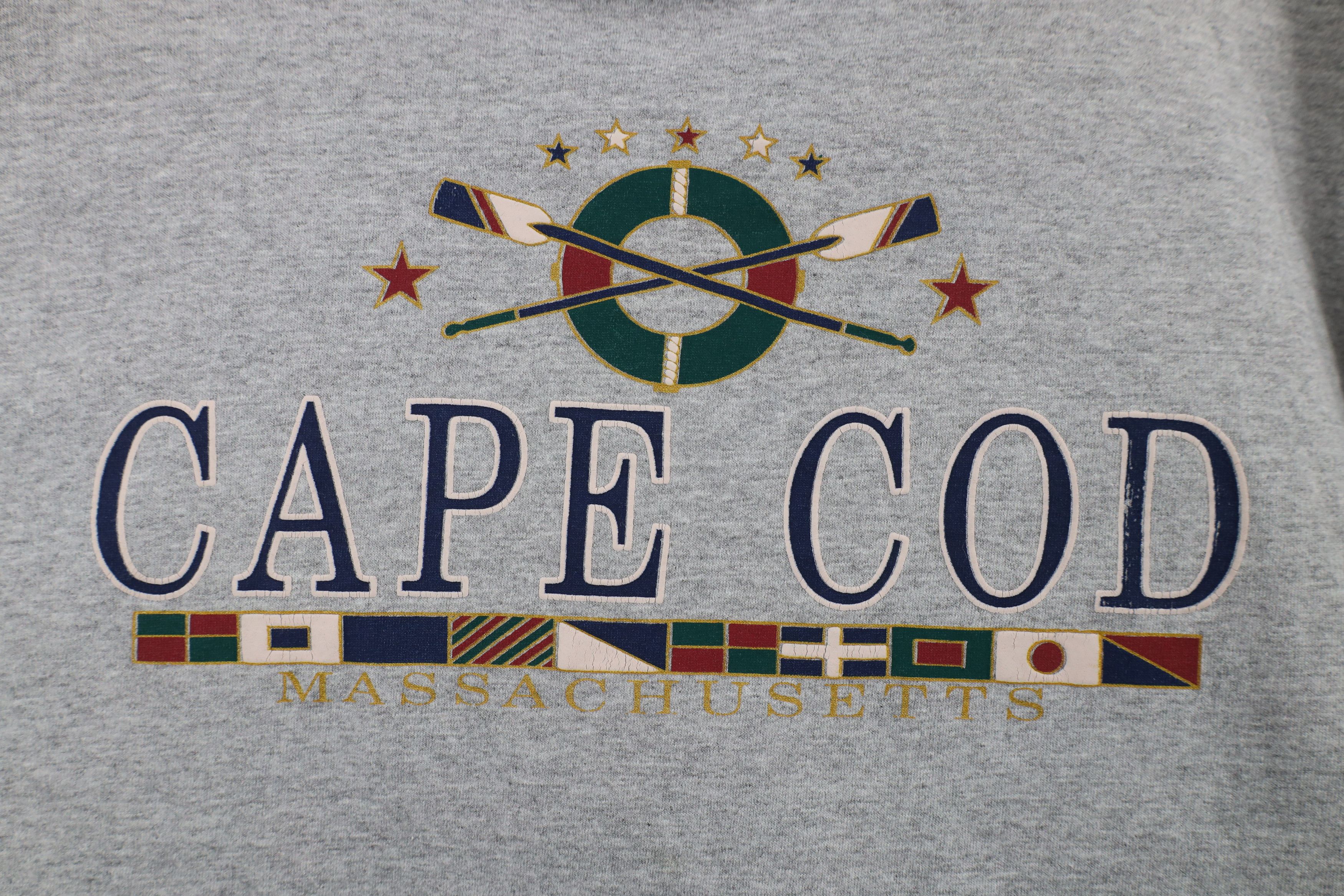 Vintage Vintage 90s Streetwear Massachusetts Sailing Ringer T-Shirt Size US L / EU 52-54 / 3 - 4 Thumbnail