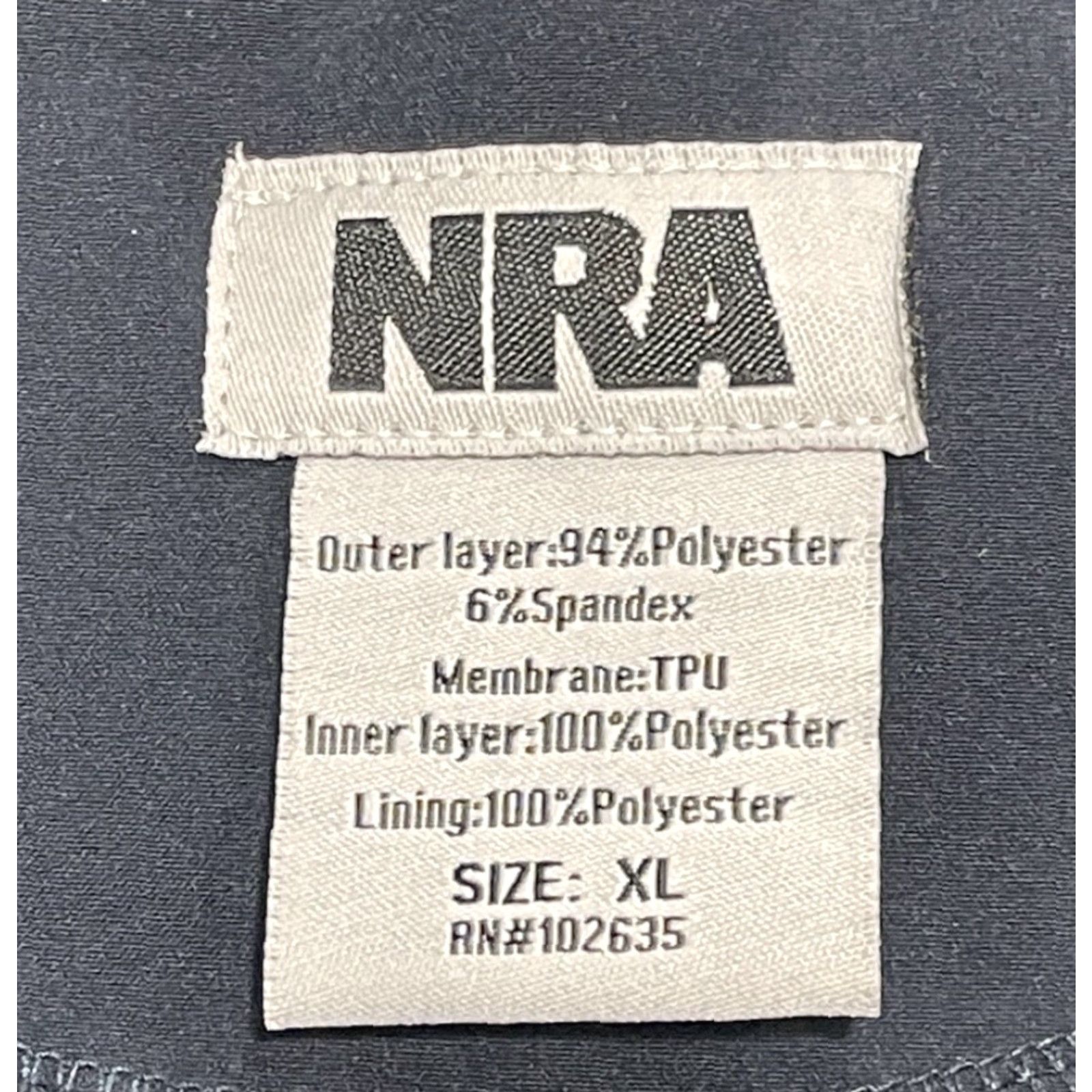 Vintage NRA Jacket Zip Down Windbreaker XL Men Blue Size US XL / EU 56 / 4 - 7 Thumbnail