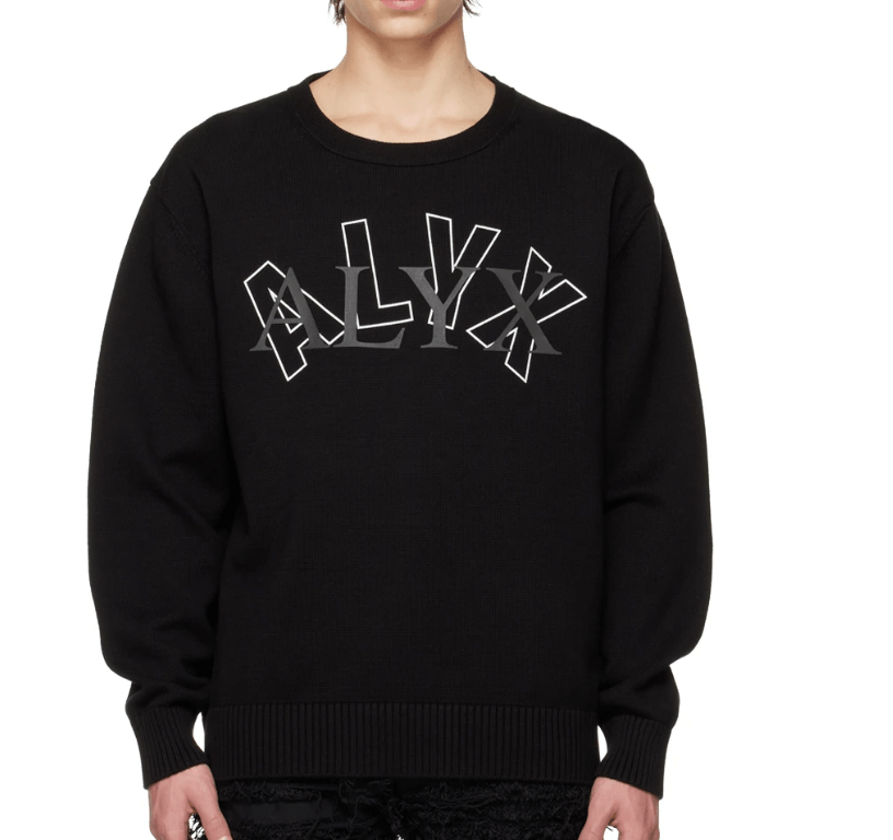 あーー 1017 ALYX 9SM ARCH LOGO CREWNECK SWEATER