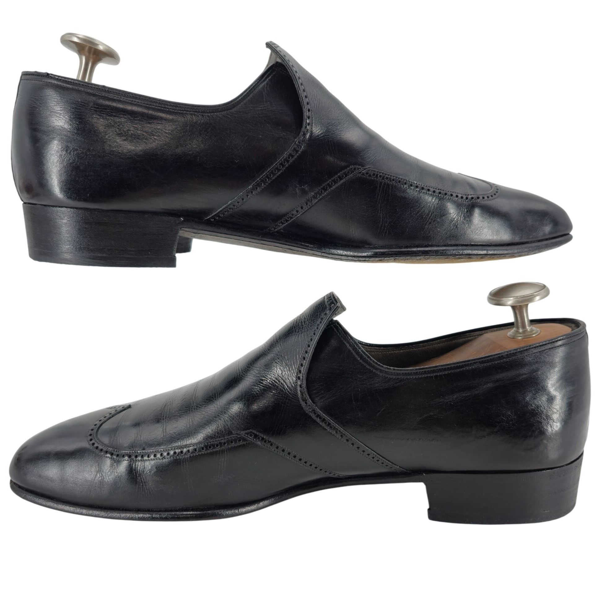 Other Vintage Barletta Handmade Italian Dress Shoes Men size 10.5C Size US 10.5 / EU 43-44 - 7 Thumbnail