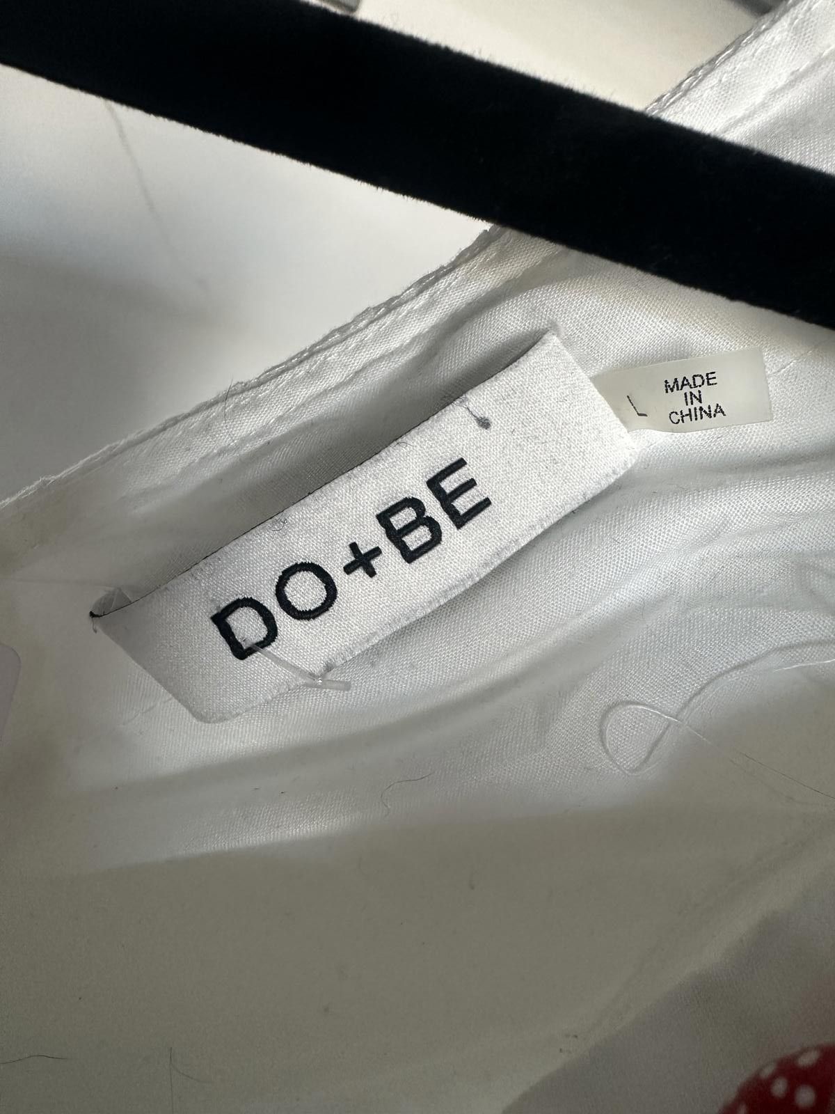 Designer DO+BE Elegant White Ruffled Top Size L / US 10 / IT 46 - 2 Thumbnail
