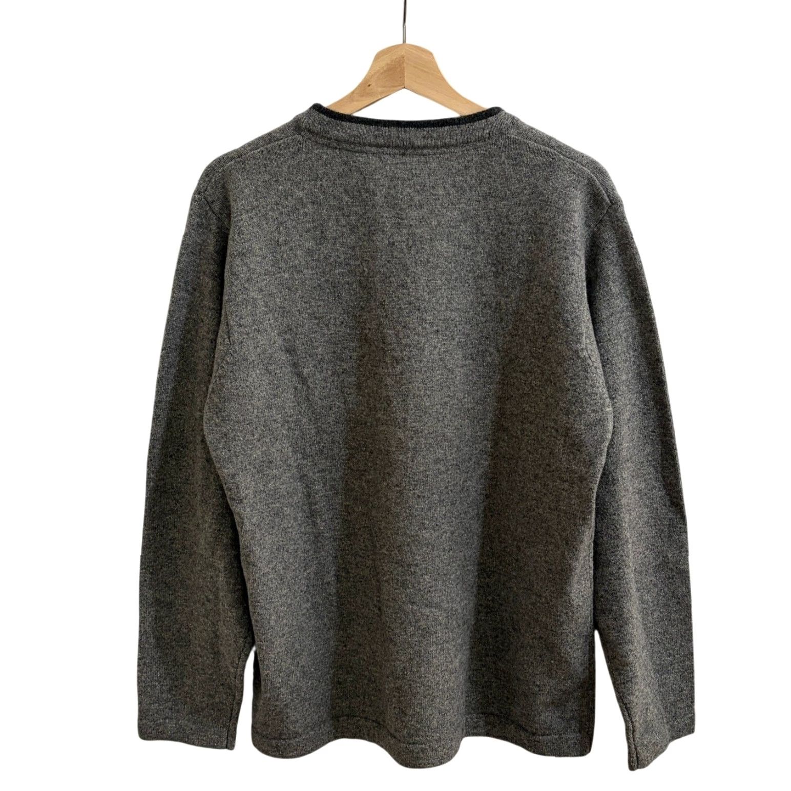 Vintage Woolrich Sweater Mens M Gray Lambswool Pullover Crewneck Knit Shirt Size US M / EU 48-50 / 2 - 2 Thumbnail